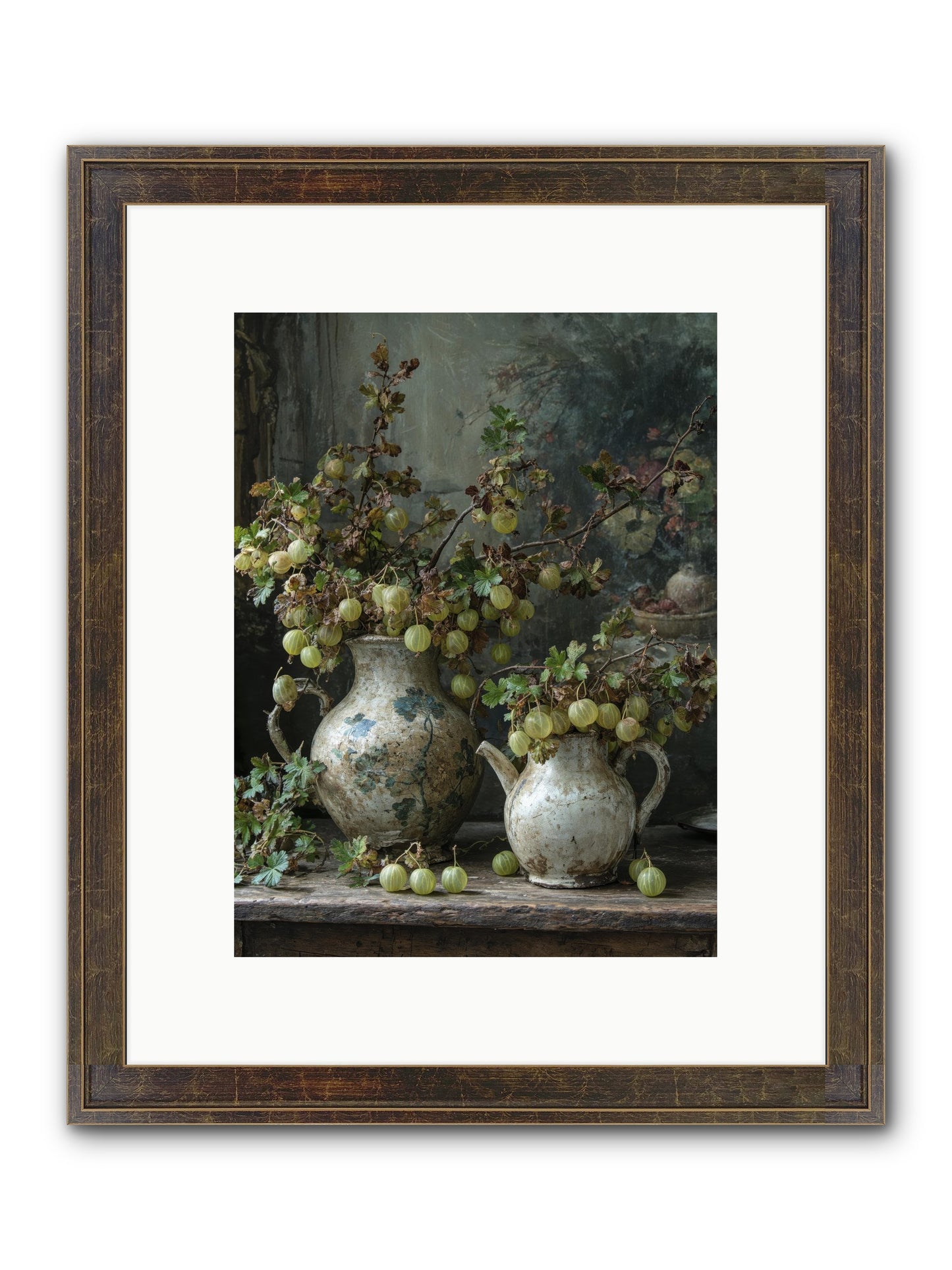 Silver Lining Framed Print - Slimwoods Black/Gold 9x12