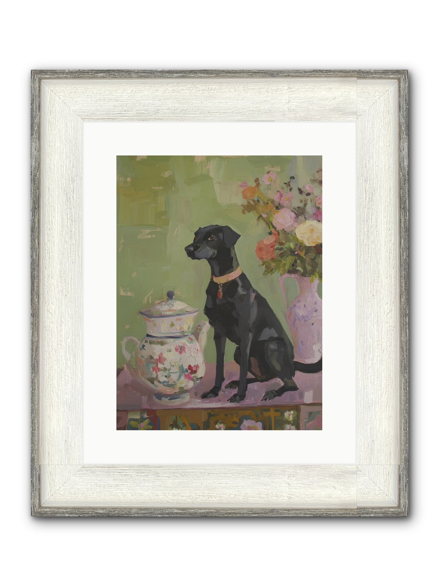 Silver Spoon Framed Print - Driftwood White 12x16