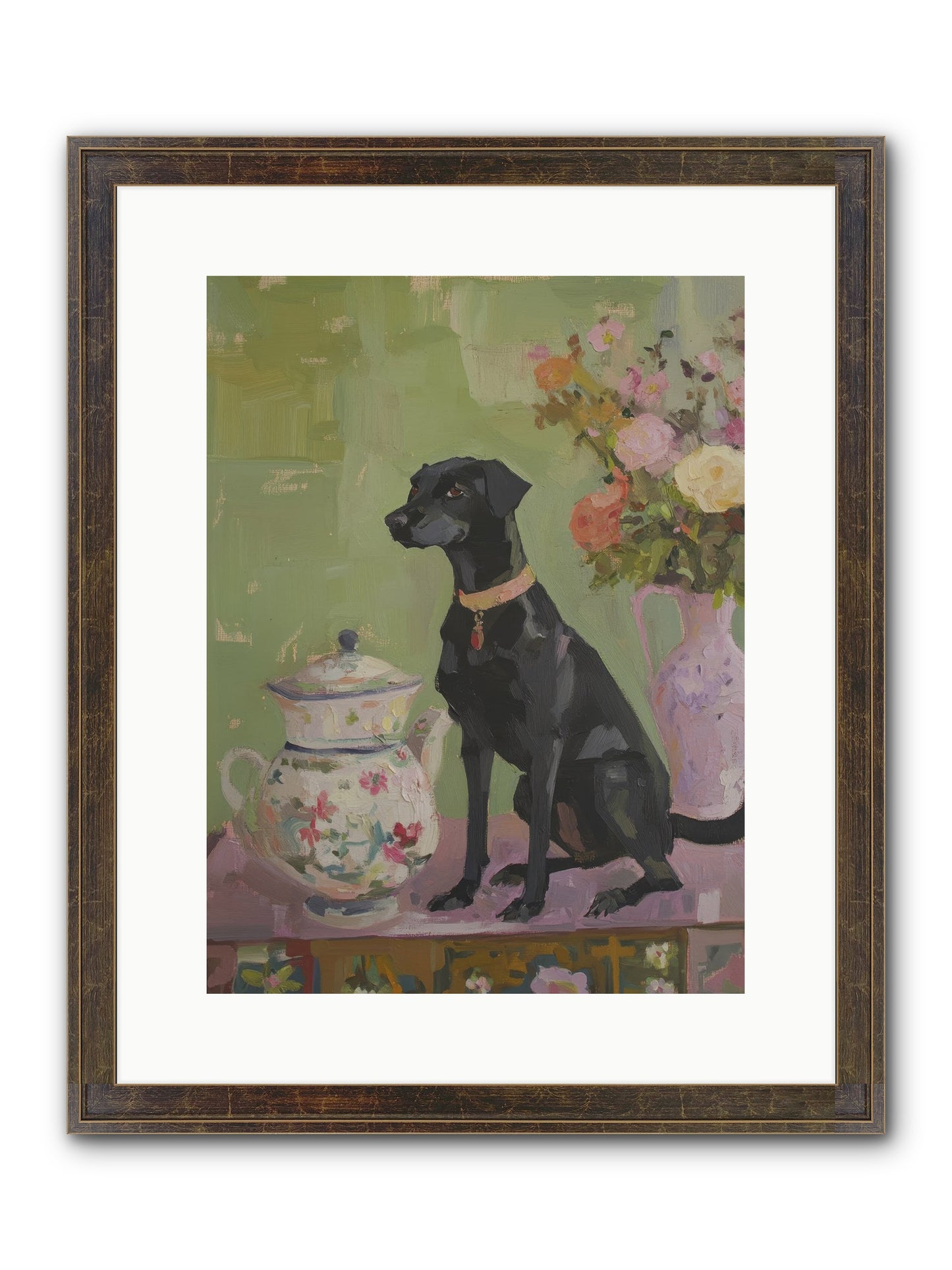 Silver Spoon Framed Print - Slimwoods Black/Gold 12x16