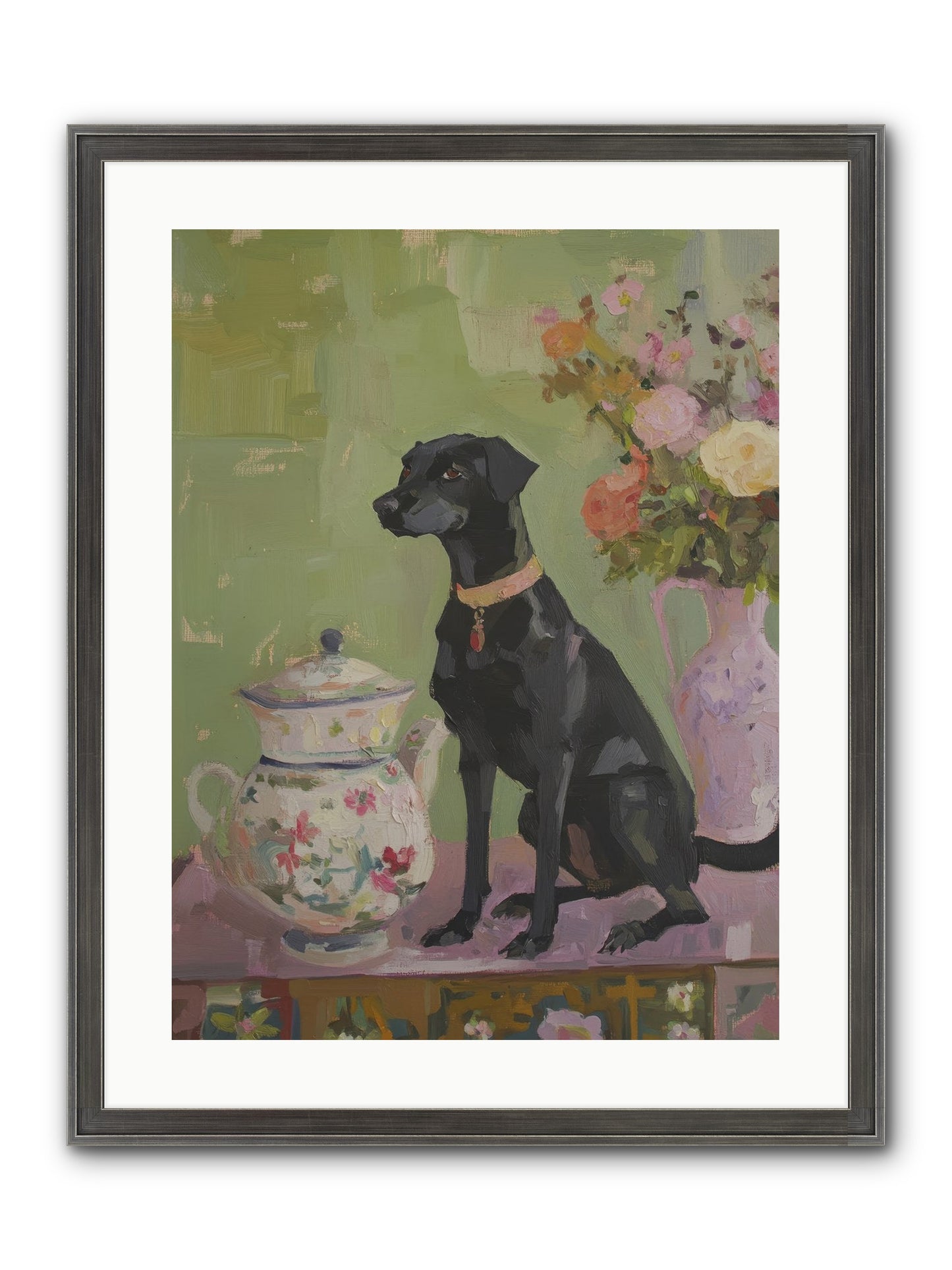 Silver Spoon Framed Print - Slimwoods Black/Silver 18x24