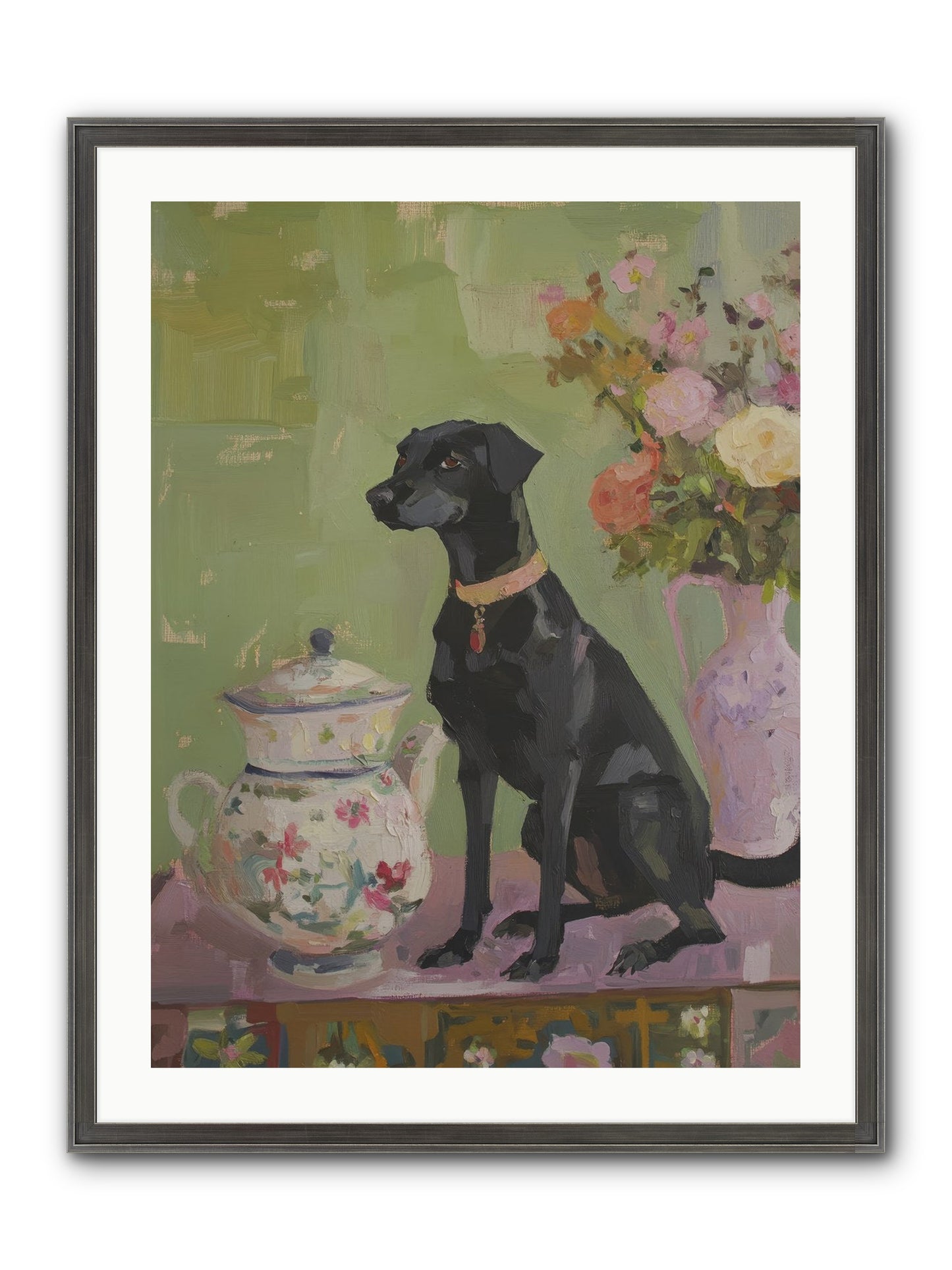 Silver Spoon Framed Print - Slimwoods Black/Silver 24x32