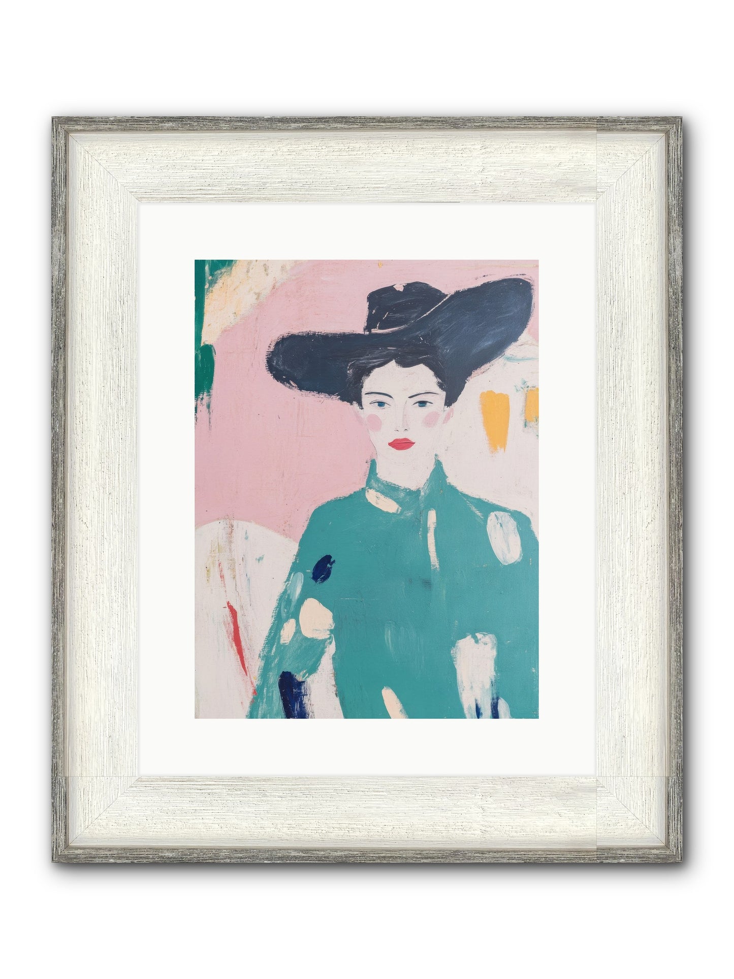 Silver Spur Starlet Framed Print - Driftwood White 12x16