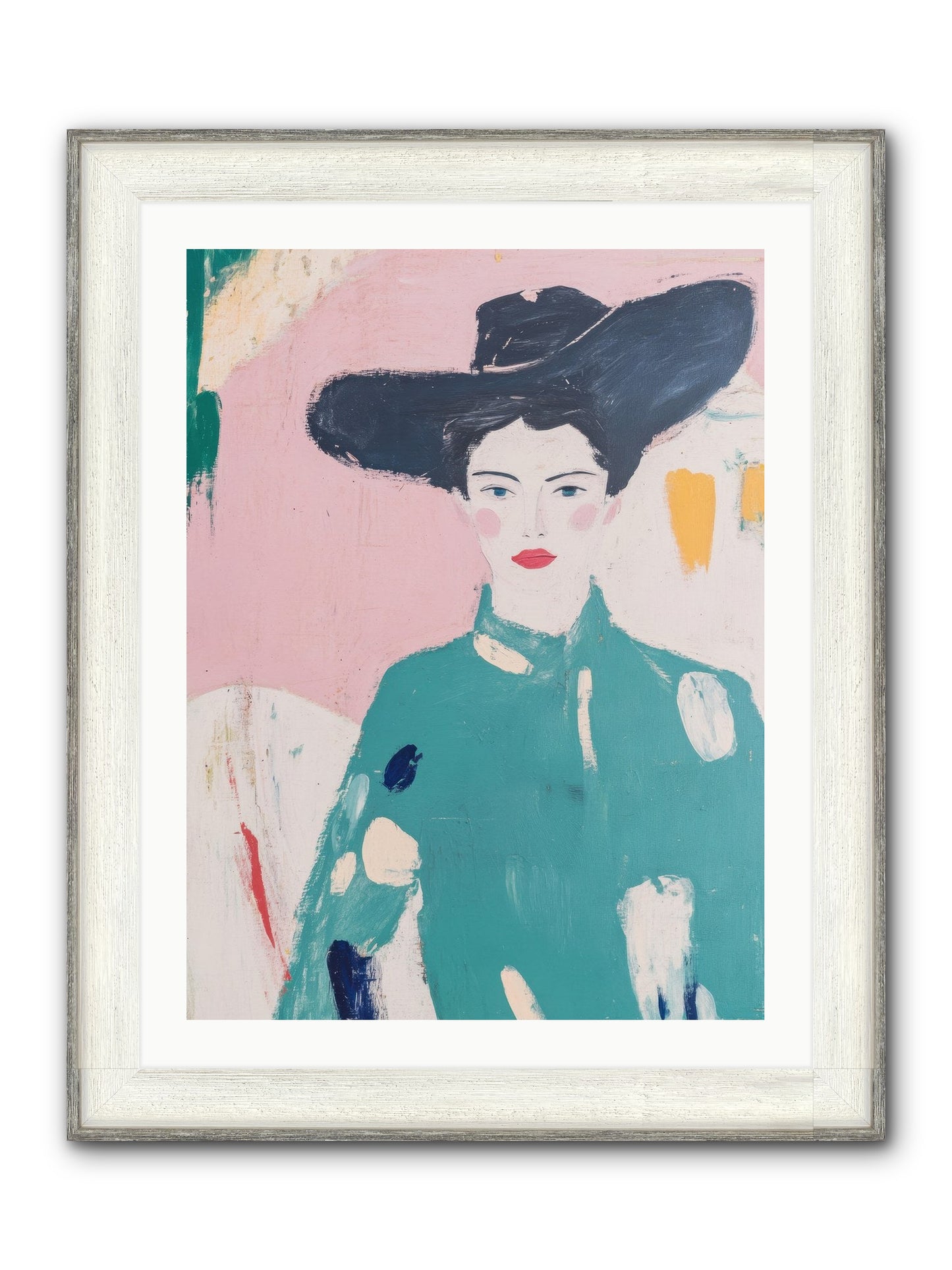 Silver Spur Starlet Framed Print - Driftwood White 24x32