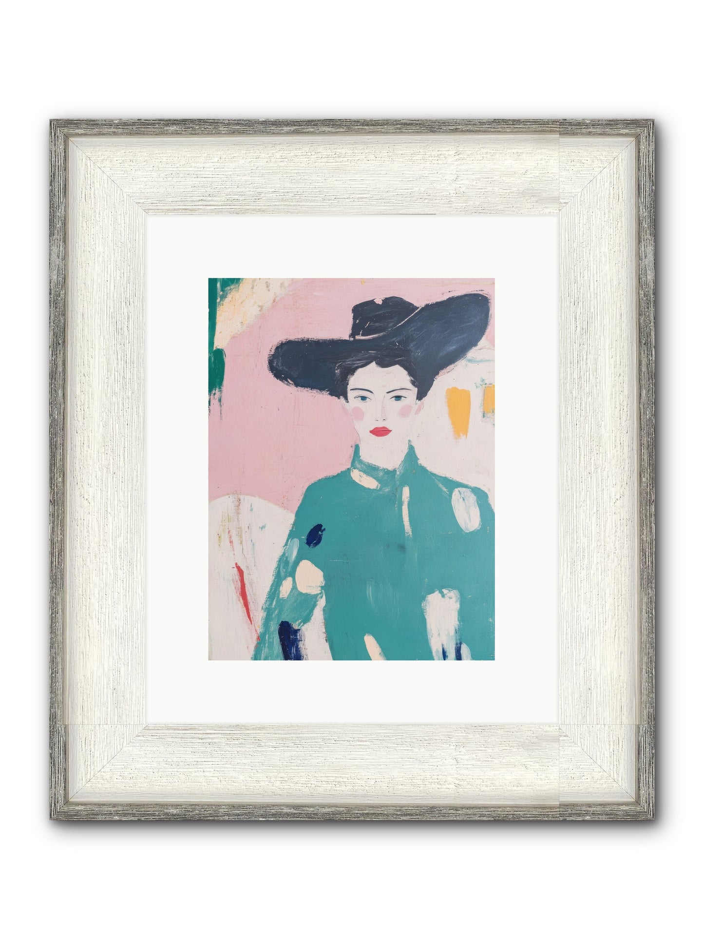 Silver Spur Starlet Framed Print - Driftwood White 9x12