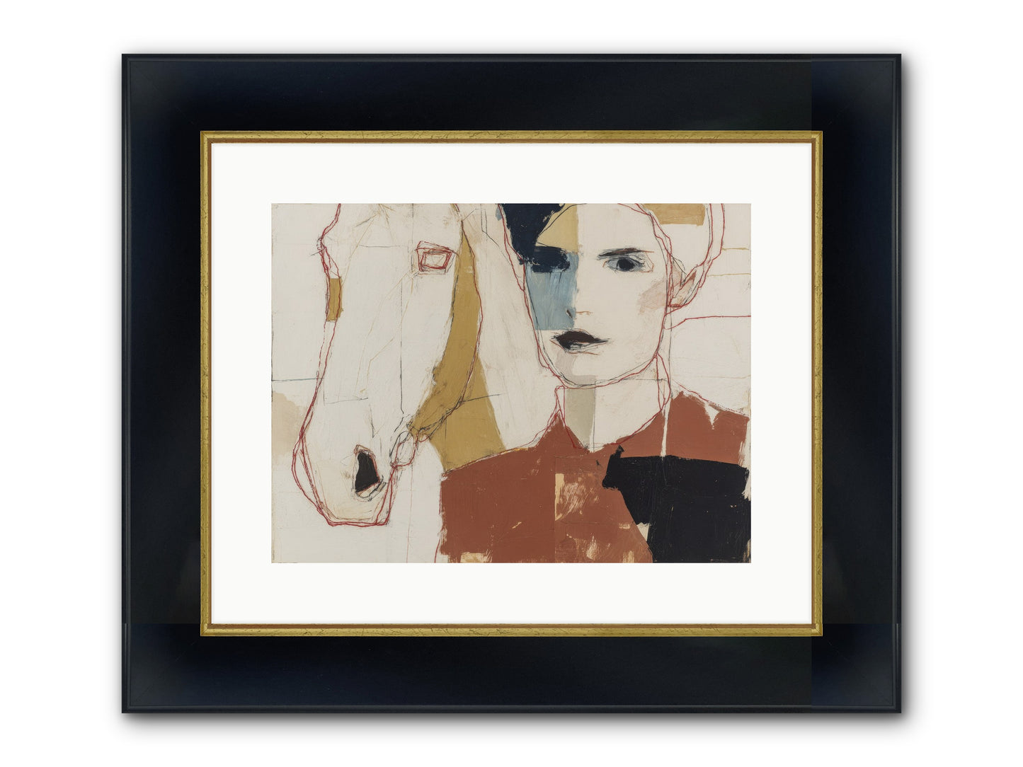 Simply Spellbound Framed Print - Wide Black w/Gold 16x12