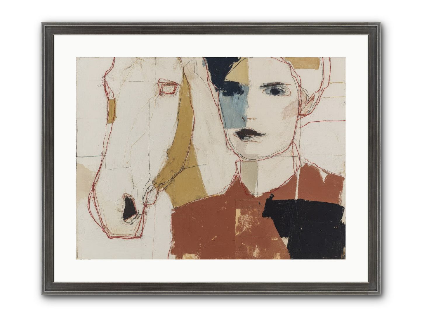 Simply Spellbound Framed Print - Slimwoods Black/Silver 24x18