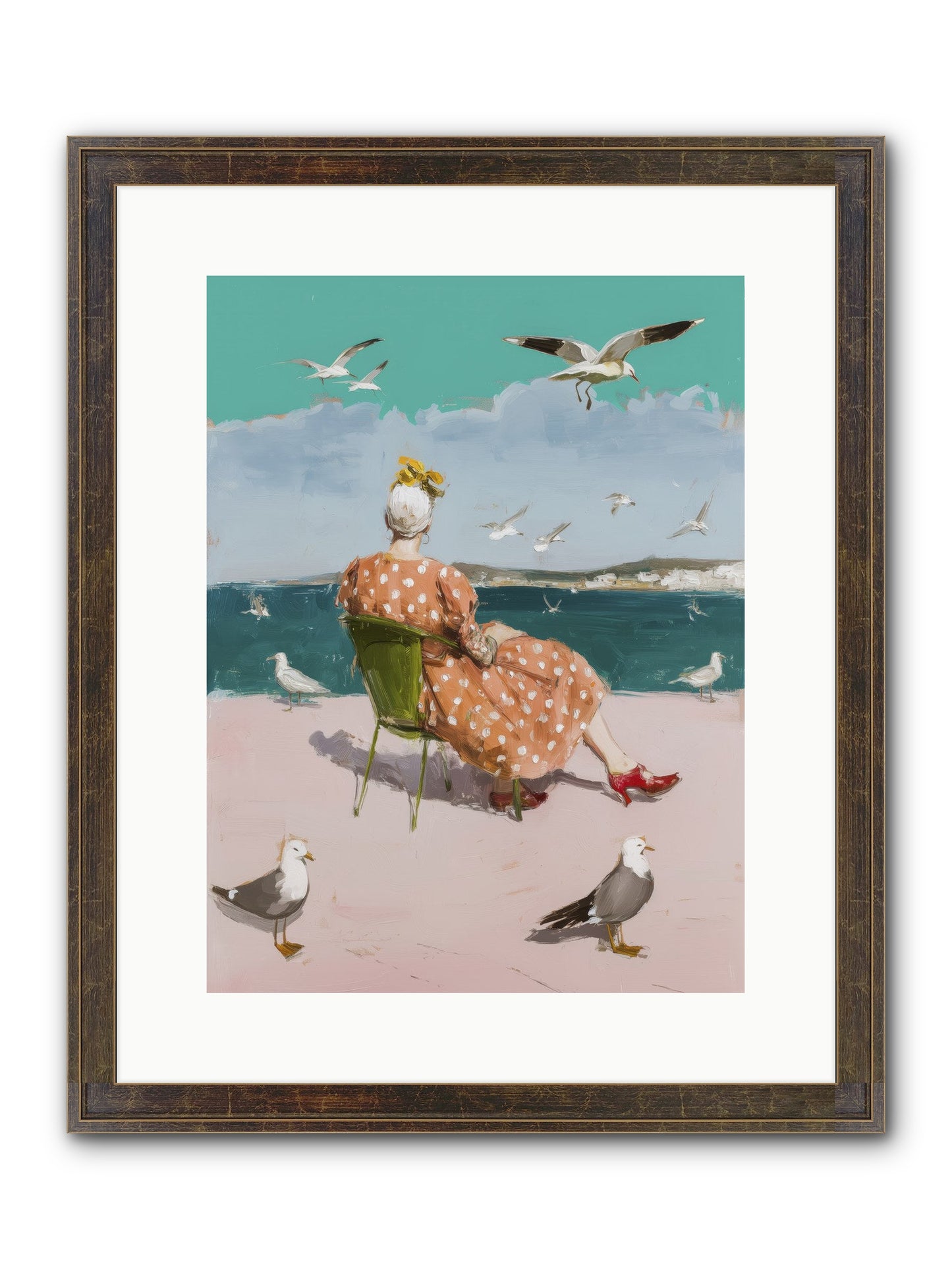 Single Soul Sunshine Framed Print - Slimwoods Black/Gold 12x16