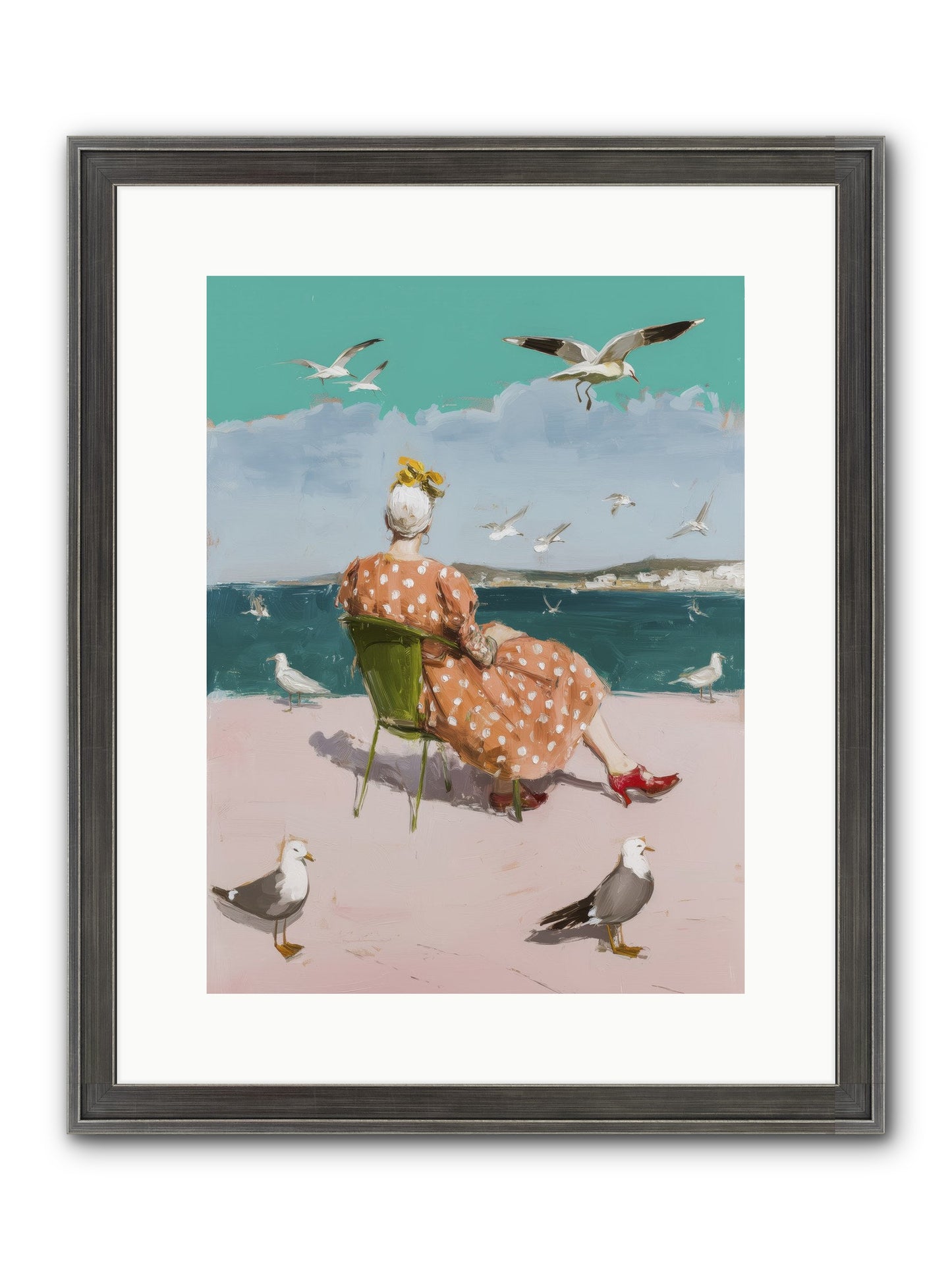 Single Soul Sunshine Framed Print - Slimwoods Black/Silver 12x16