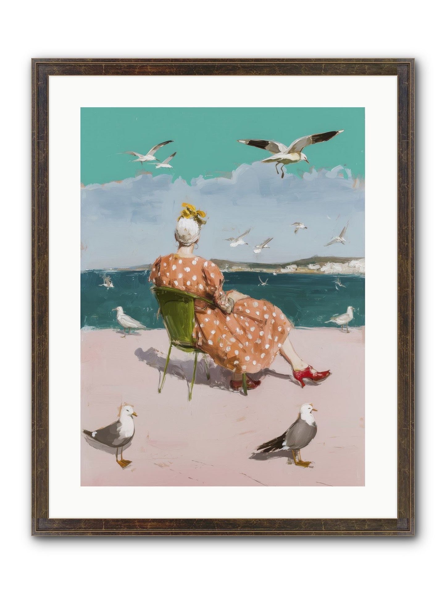 Single Soul Sunshine Framed Print - Slimwoods Black/Gold 18x24
