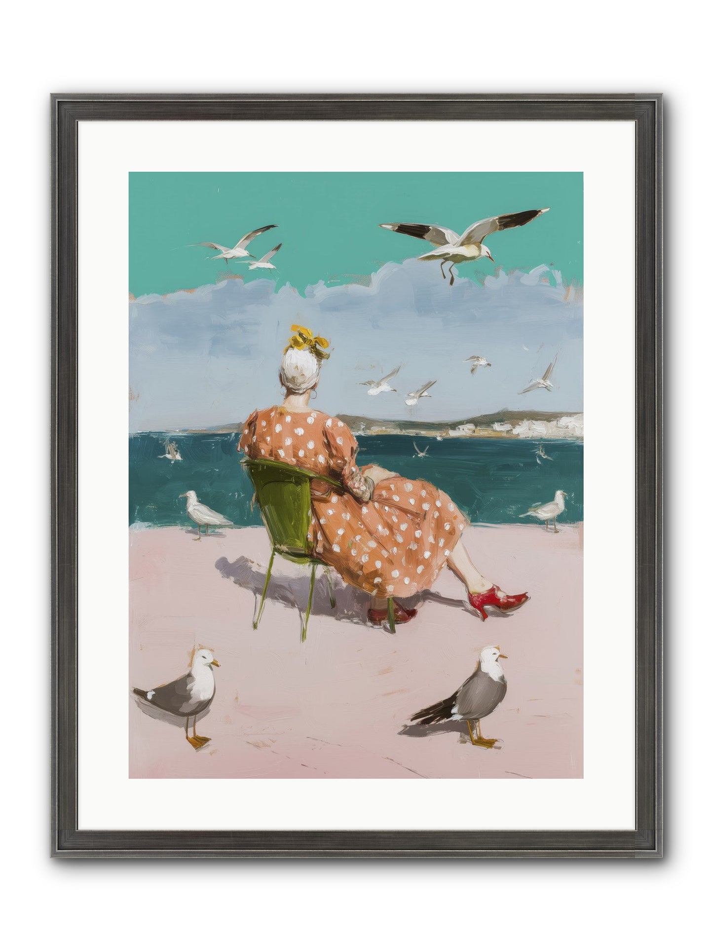 Single Soul Sunshine Framed Print - Slimwoods Black/Silver 18x24