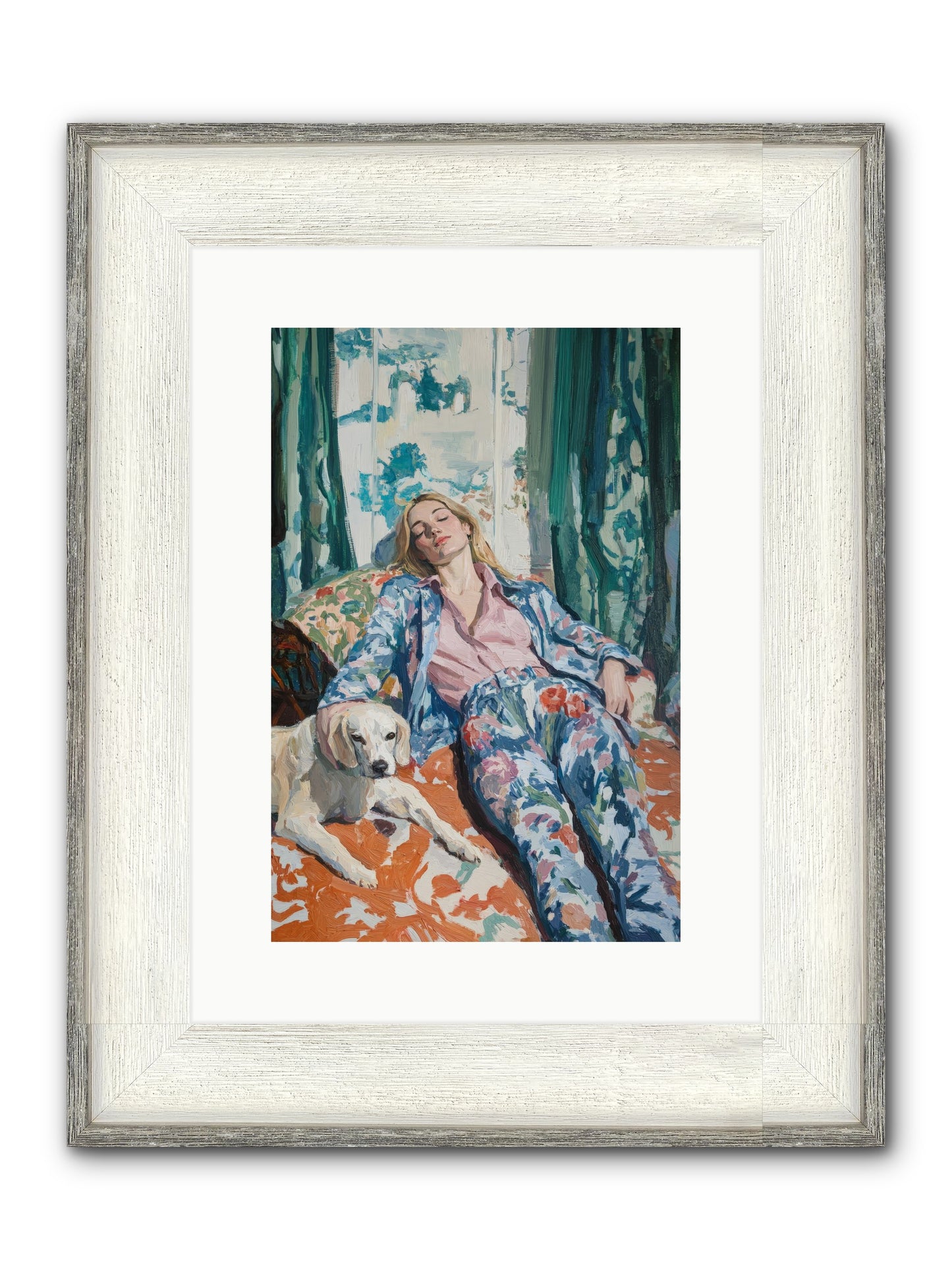 Six O'Clock Society Framed Print - Driftwood White 10x15