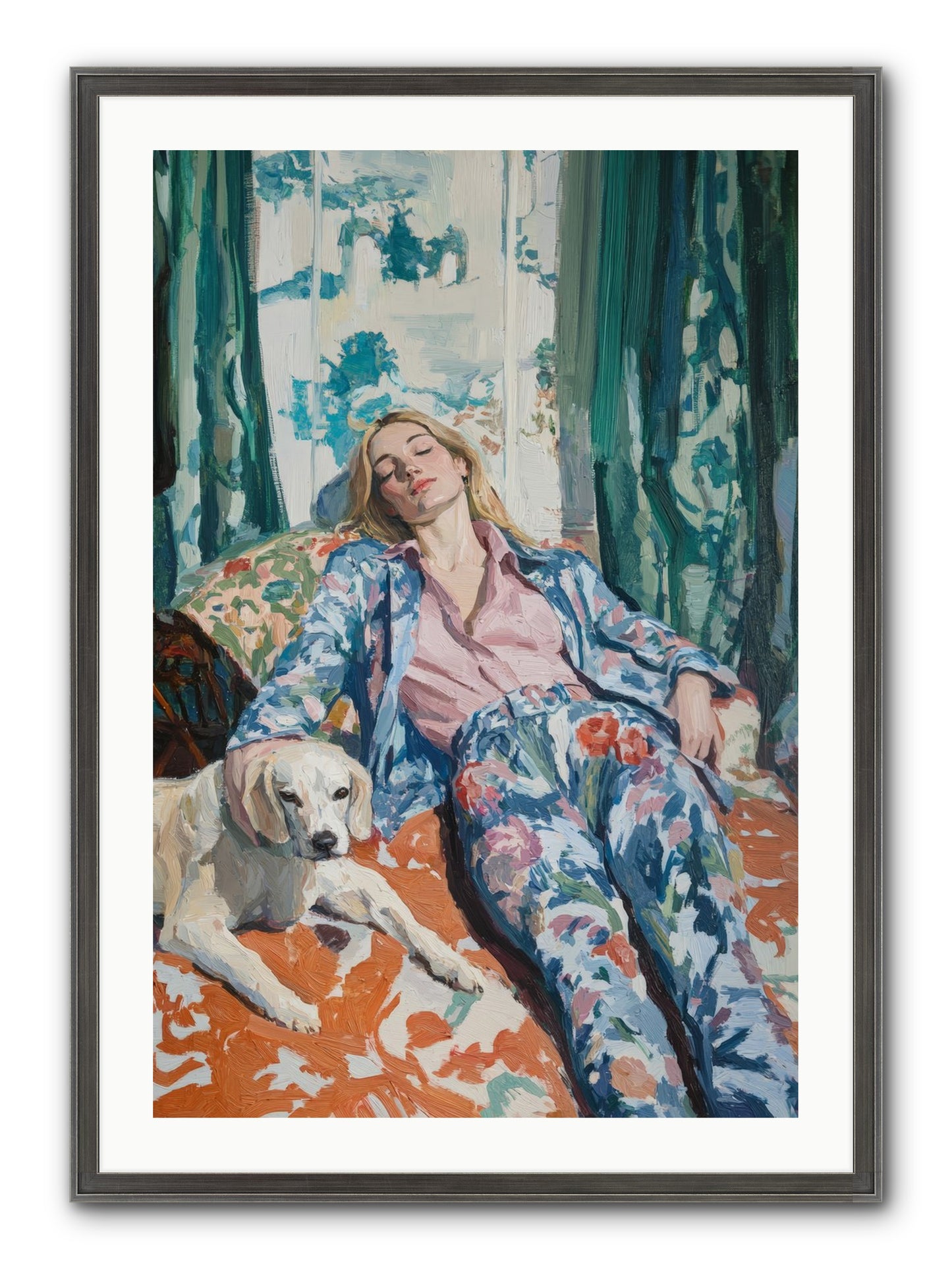 Six O'Clock Society Framed Print - Slimwoods Black/Silver 24x36