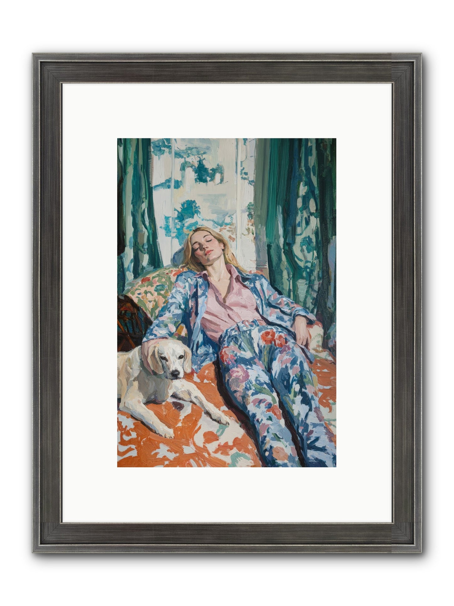 Six O'Clock Society Framed Print - Slimwoods Black/Silver 8x12