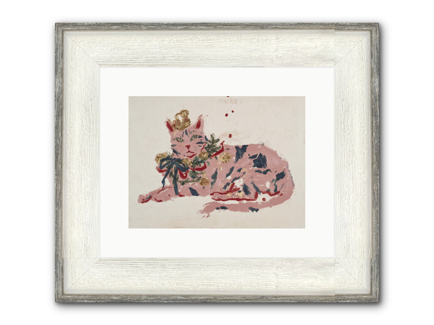 Slightly Unraveled Estate Framed Print - Driftwood White 12x9