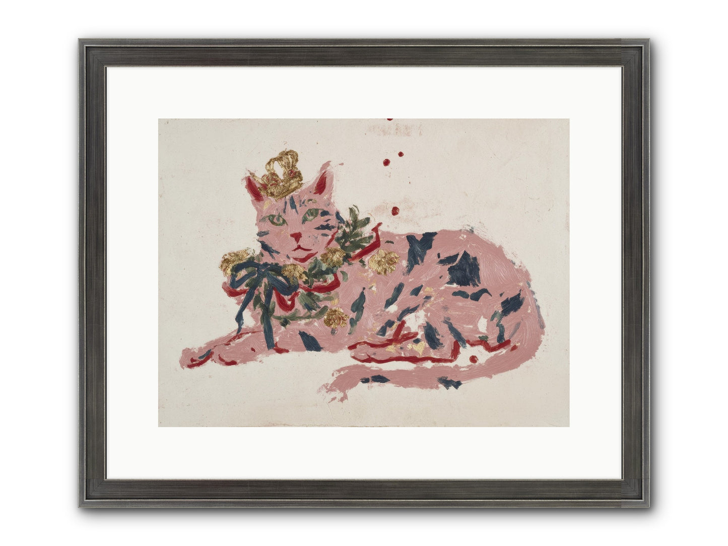 Slightly Unraveled Estate Framed Print - Slimwoods Black/Silver 16x12
