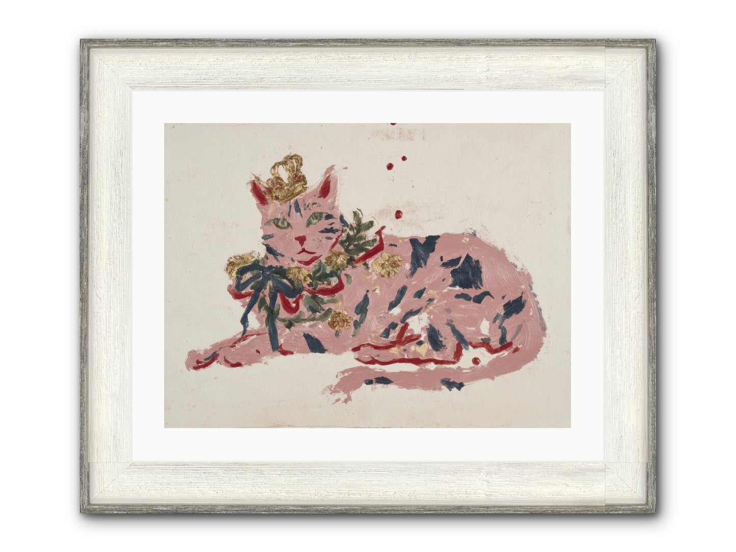 Slightly Unraveled Estate Framed Print - Driftwood White 24x18