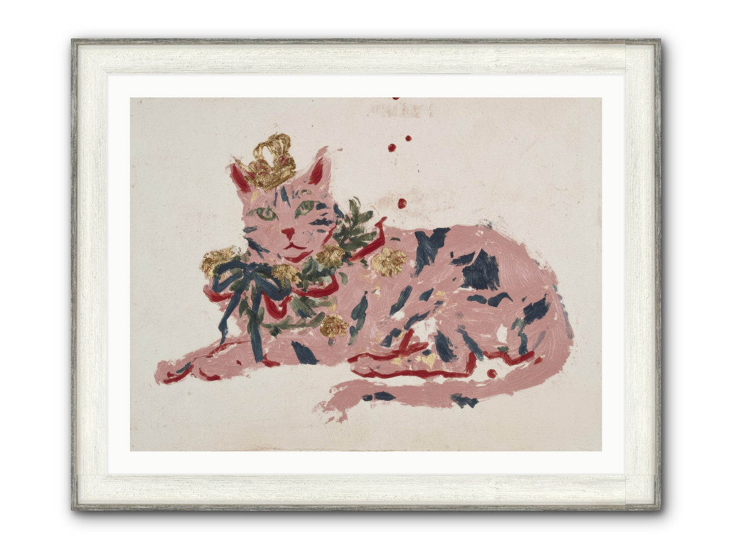 Slightly Unraveled Estate Framed Print - Driftwood White 40x30