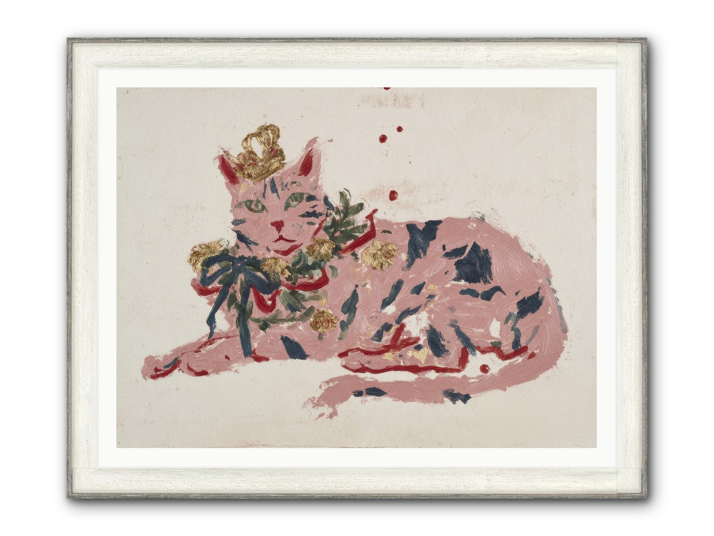Slightly Unraveled Estate Framed Print - Driftwood White 48x36