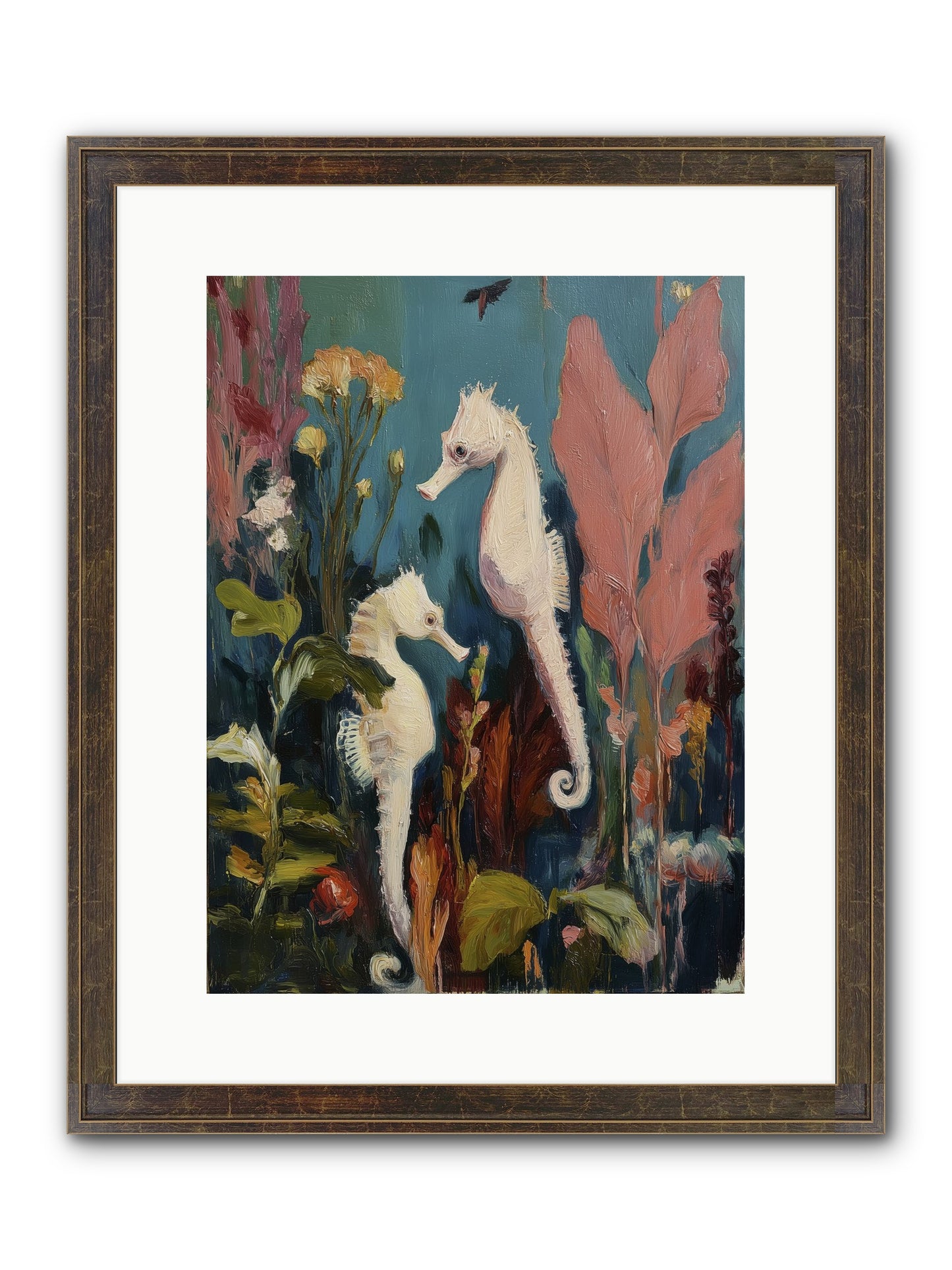Slow Motion Peace Framed Print - Slimwoods Black/Gold 12x16