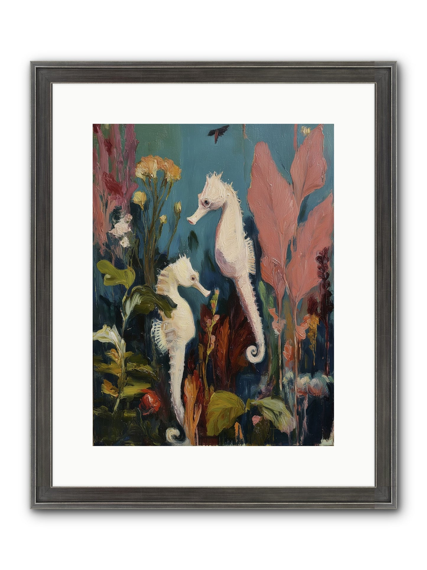 Slow Motion Peace Framed Print - Slimwoods Black/Silver 12x16