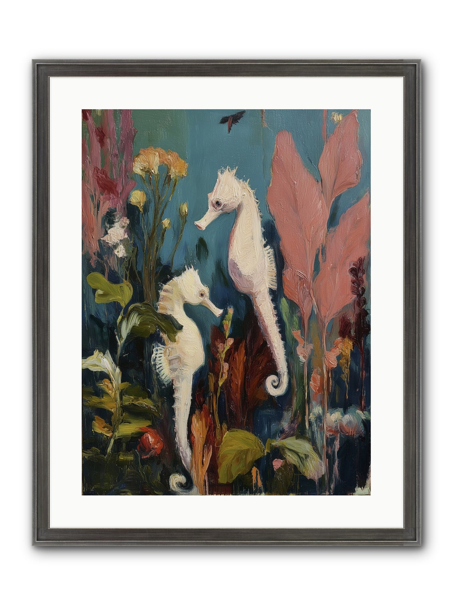 Slow Motion Peace Framed Print - Slimwoods Black/Silver 18x24