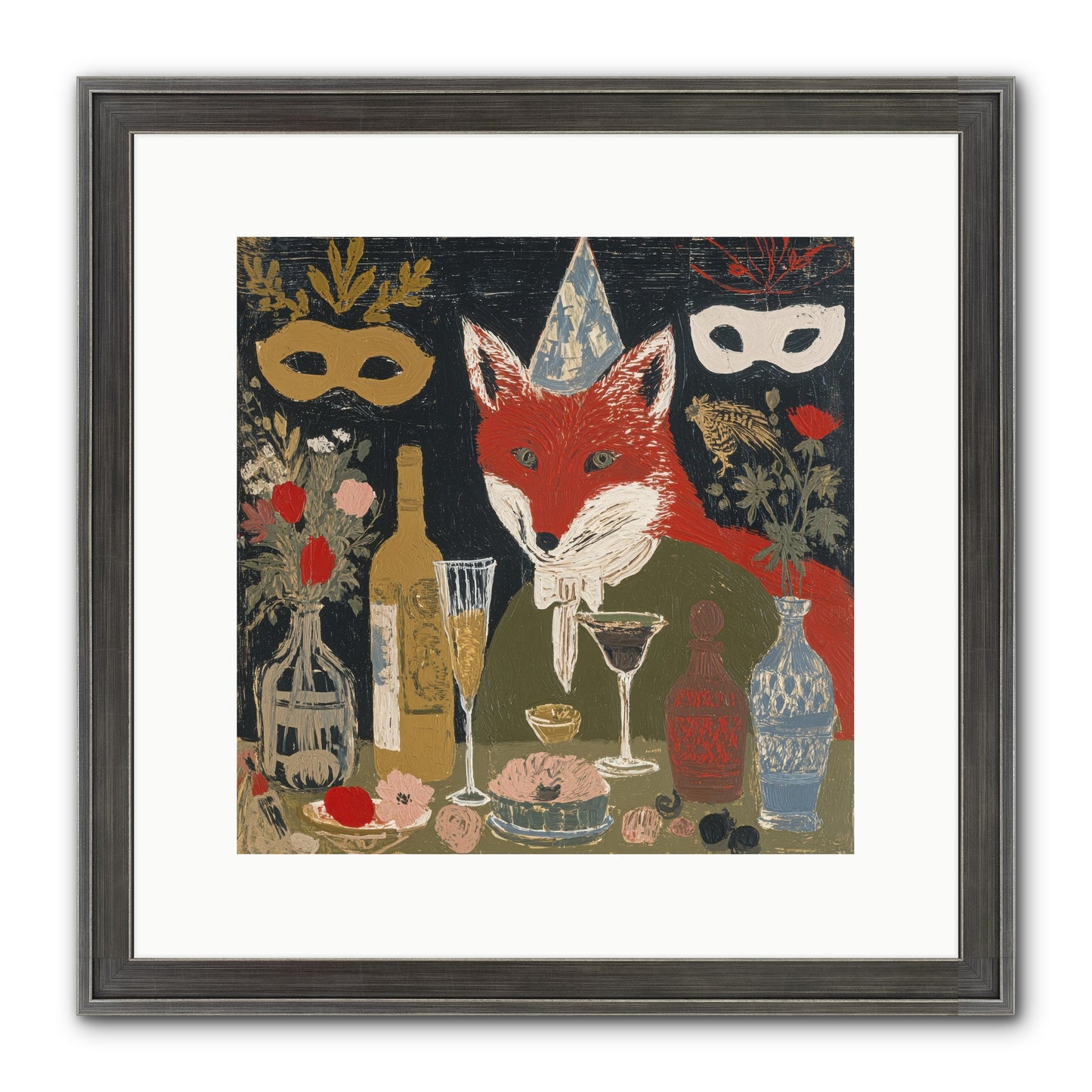 Small Joys Framed Print - Slimwoods Black/Silver 12x12