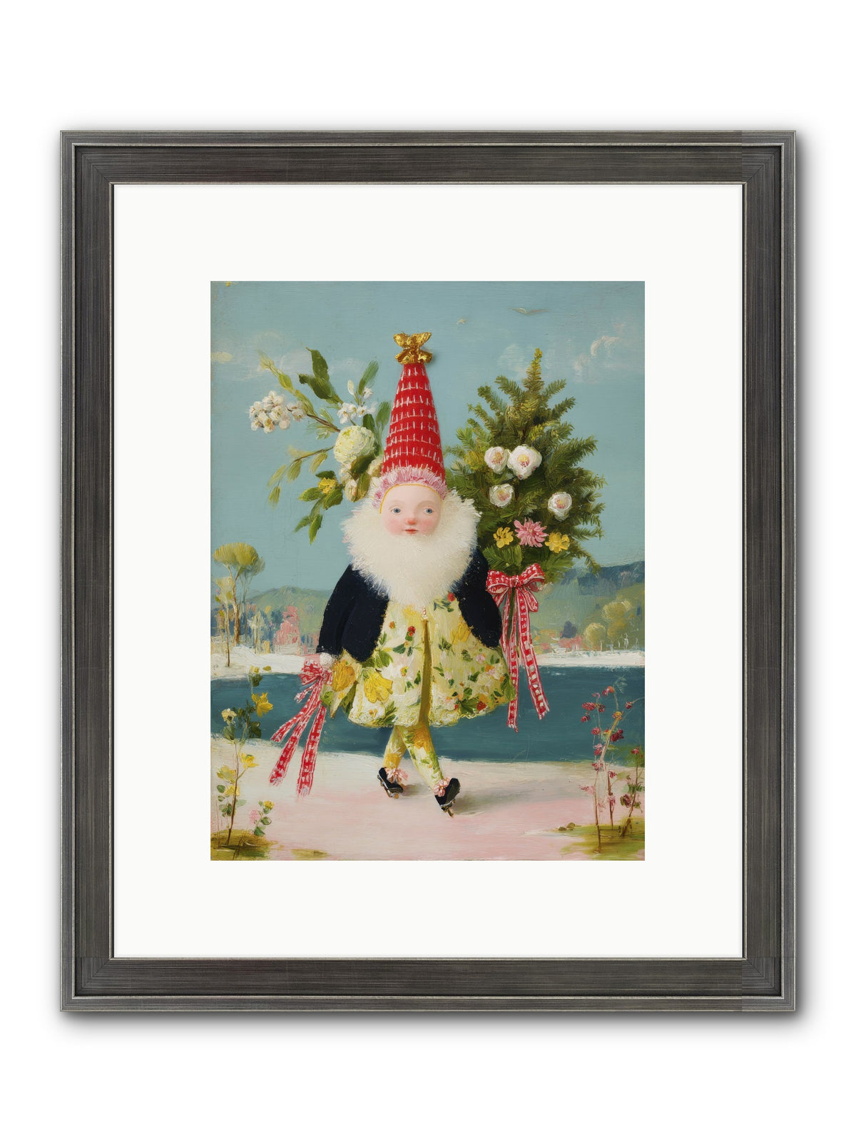 Small Wonder, Big Heart Framed Print - Slimwoods Black/Silver 9x12