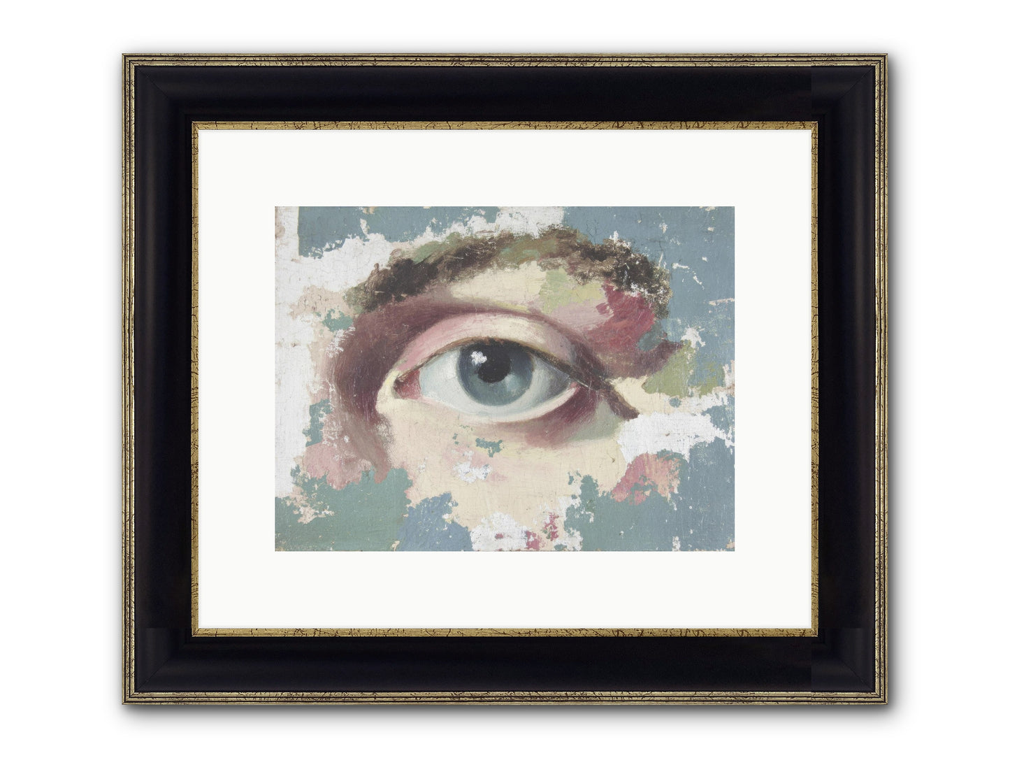 Small Wonders Framed Print - Black & Gold 12x9