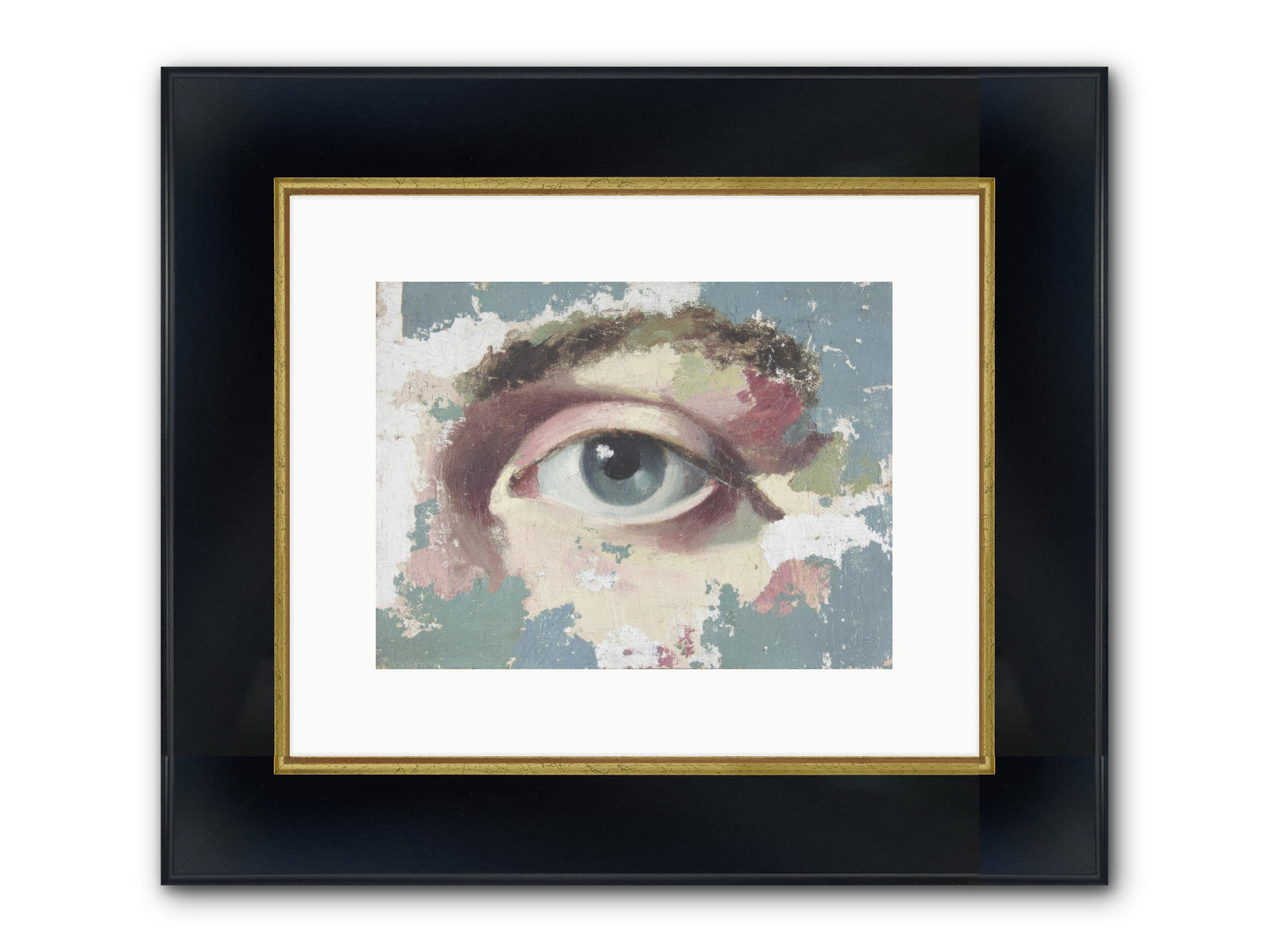 Small Wonders Framed Print - Wide Black w/Gold 12x9