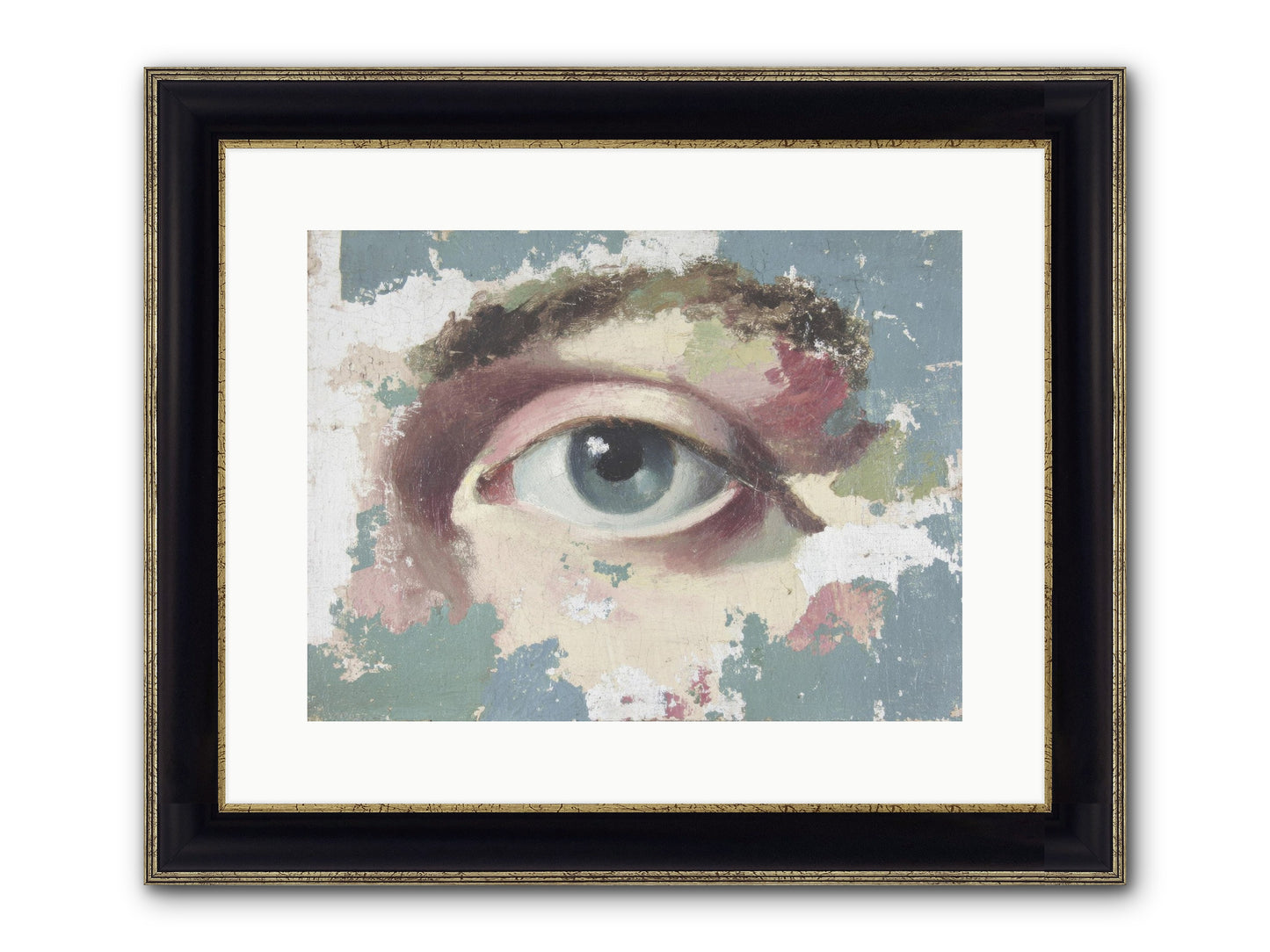 Small Wonders Framed Print - Black & Gold 16x12
