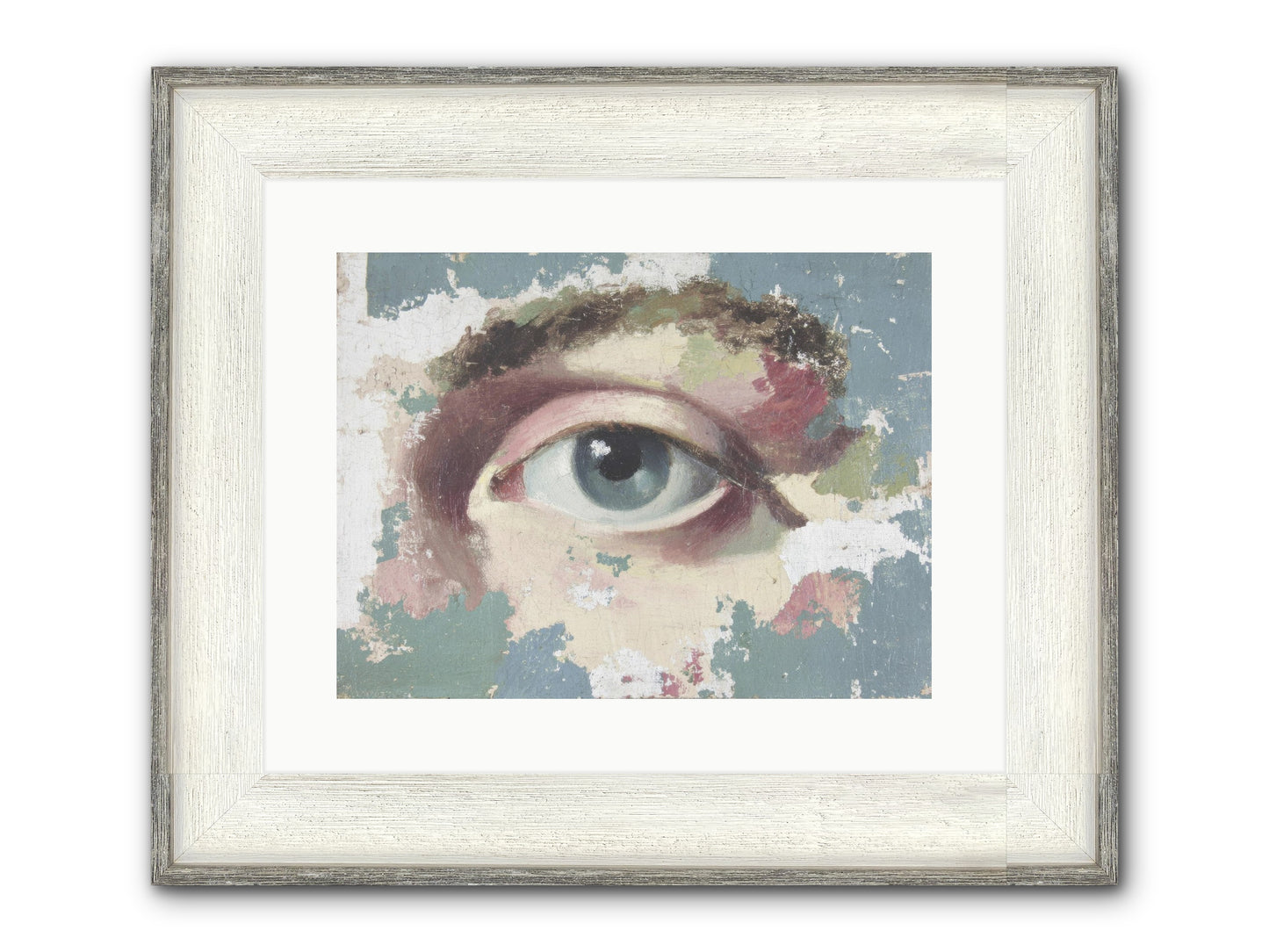 Small Wonders Framed Print - Driftwood White 16x12