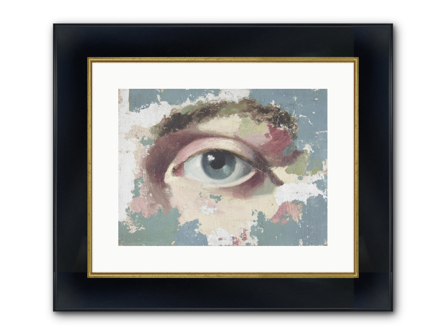 Small Wonders Framed Print - Wide Black w/Gold 16x12