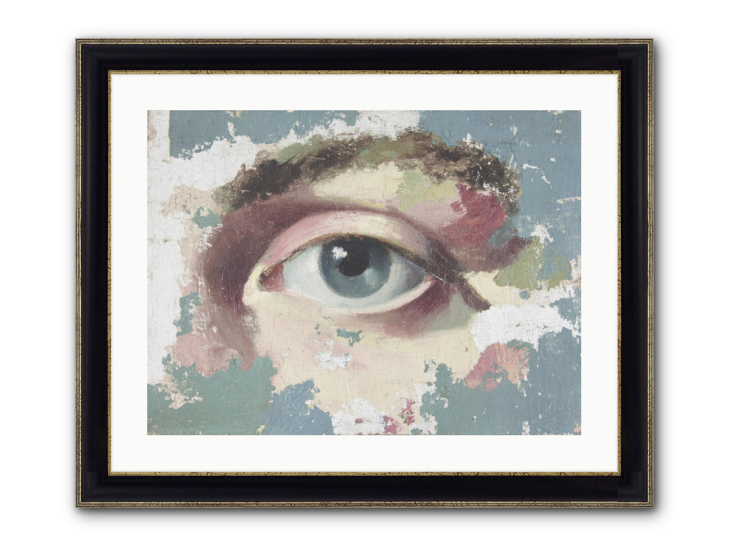 Small Wonders Framed Print - Black & Gold 24x18