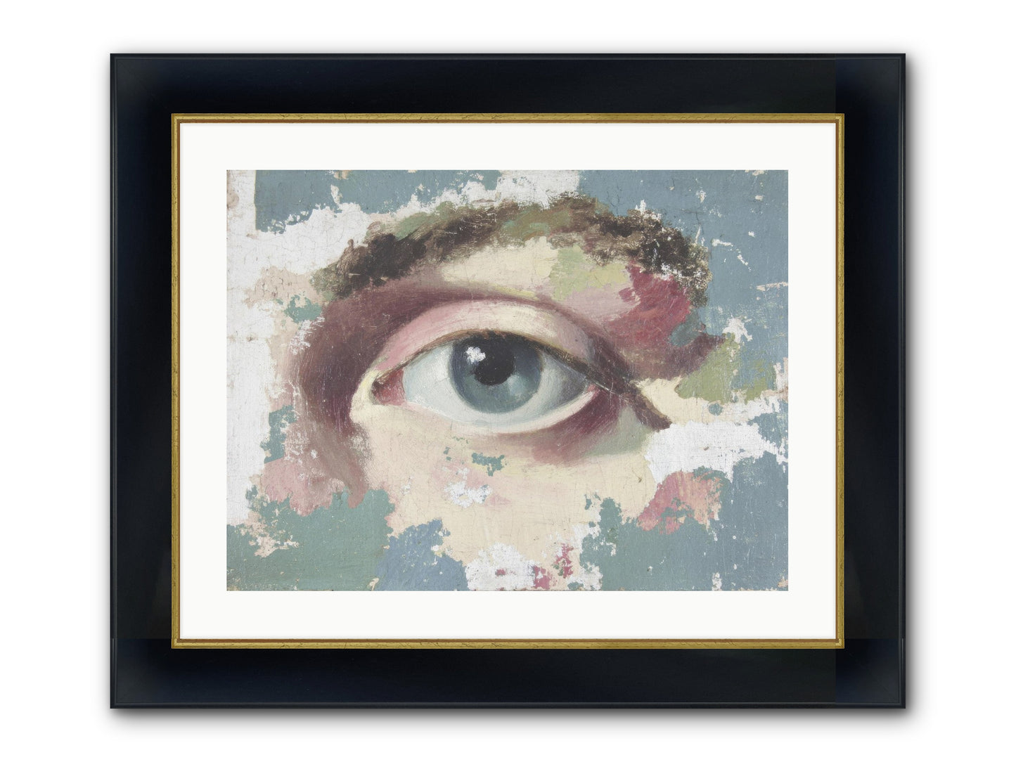 Small Wonders Framed Print - Wide Black w/Gold 24x18