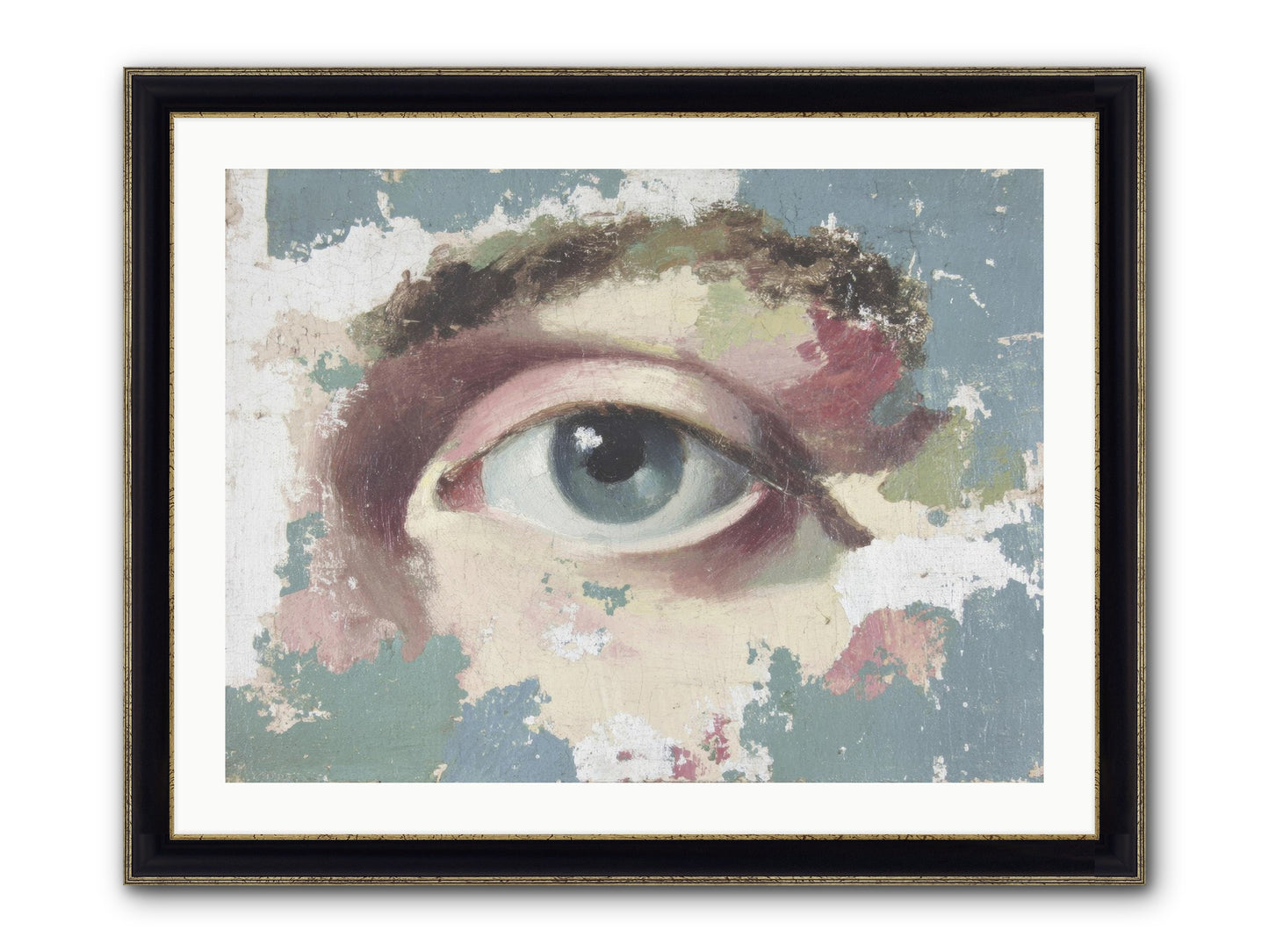 Small Wonders Framed Print - Black & Gold 32x24