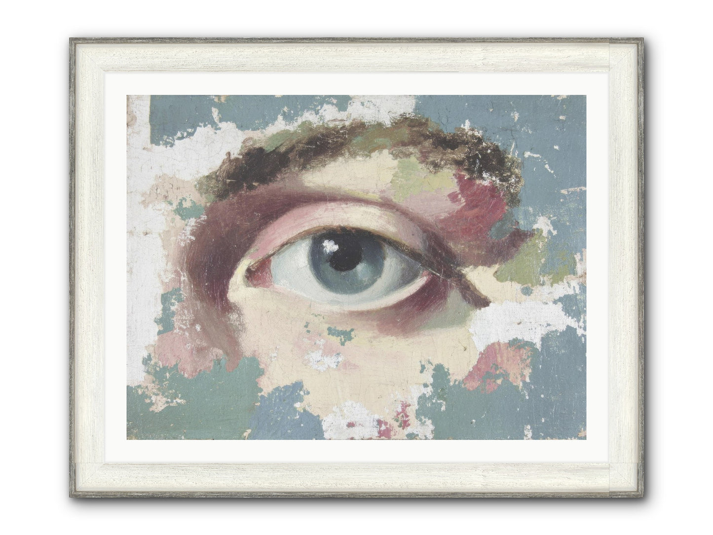 Small Wonders Framed Print - Driftwood White 40x30