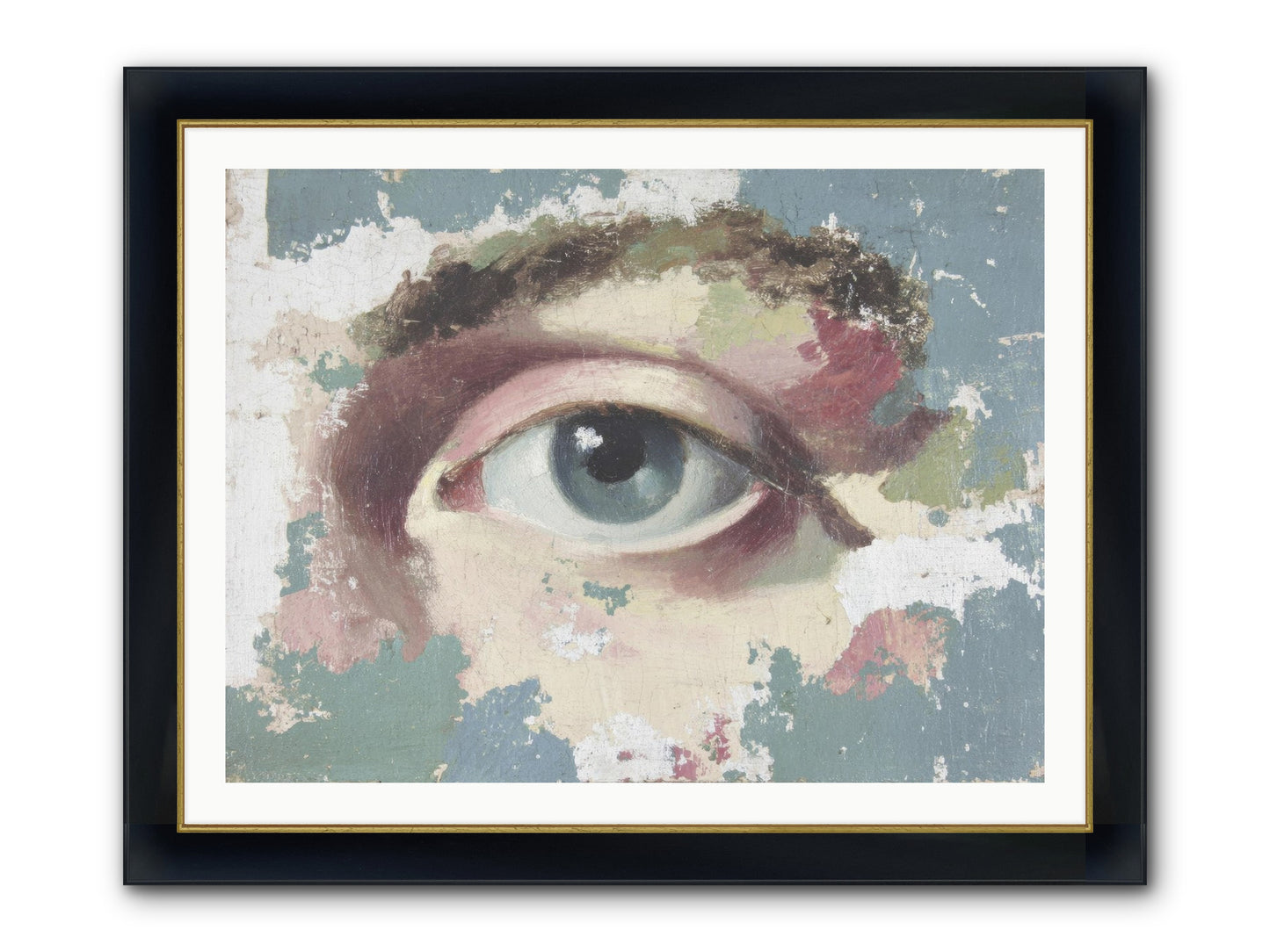 Small Wonders Framed Print - Wide Black w/Gold 40x30