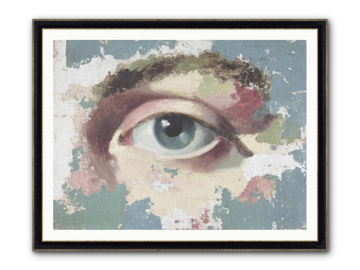 Small Wonders Framed Print - Black & Gold 48x36