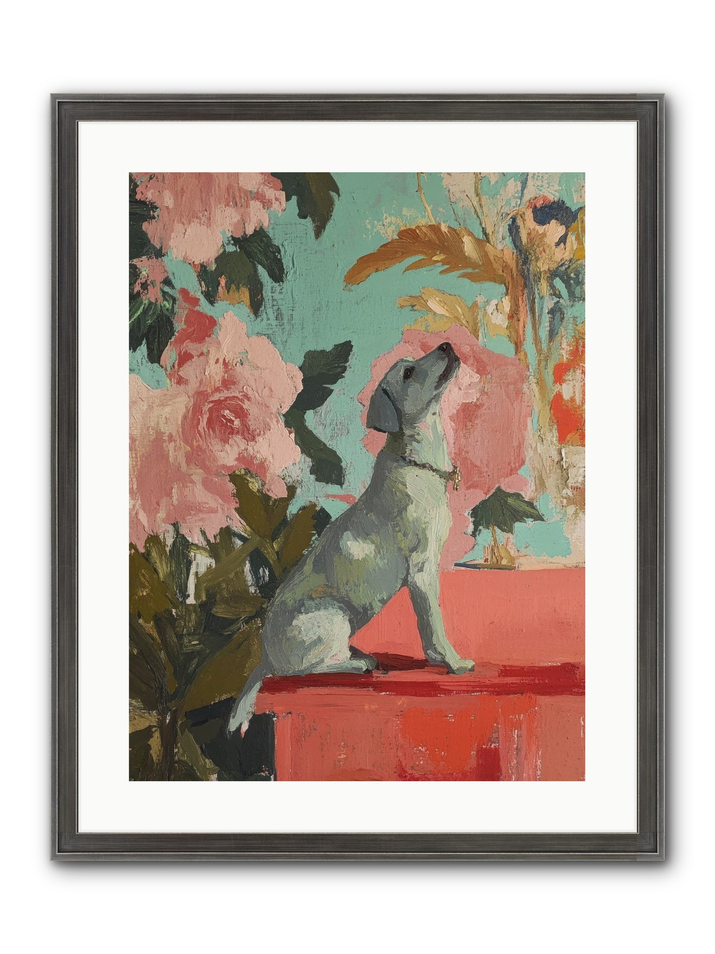 Smile's True Source Framed Print - Slimwoods Black/Silver 18x24