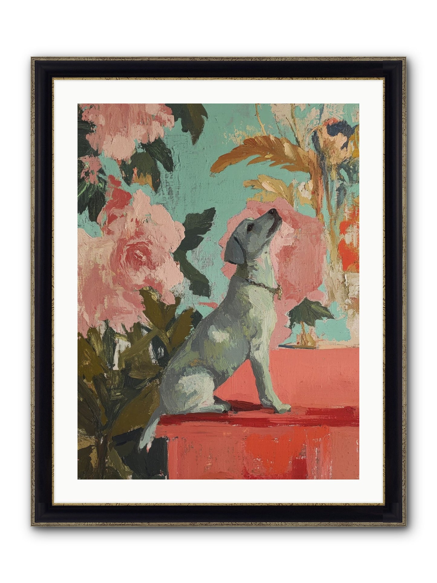 Smile's True Source Framed Print - Black & Gold 24x32