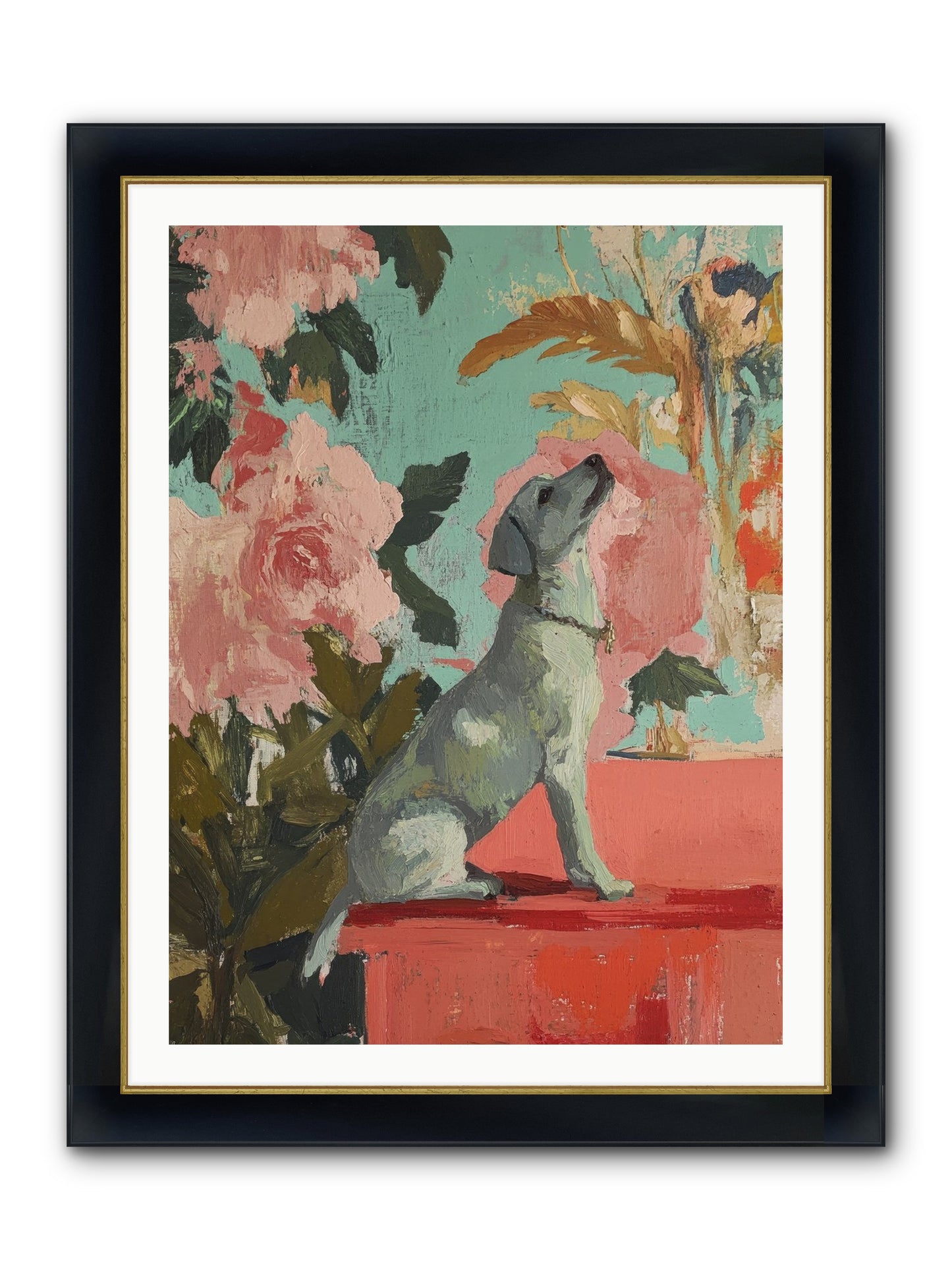 Smile's True Source Framed Print - Wide Black w/Gold 30x40