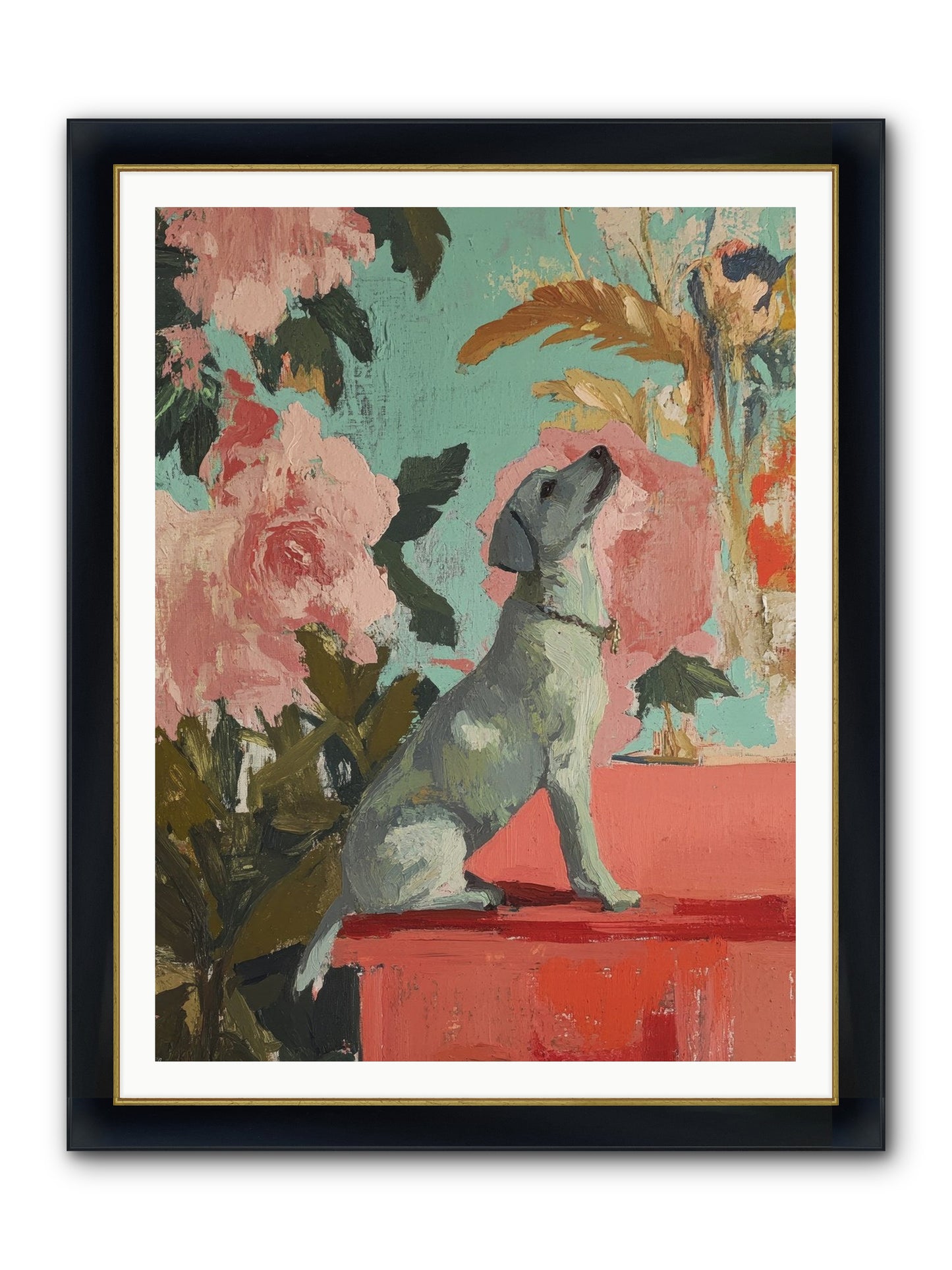 Smile's True Source Framed Print - Wide Black w/Gold 36x48