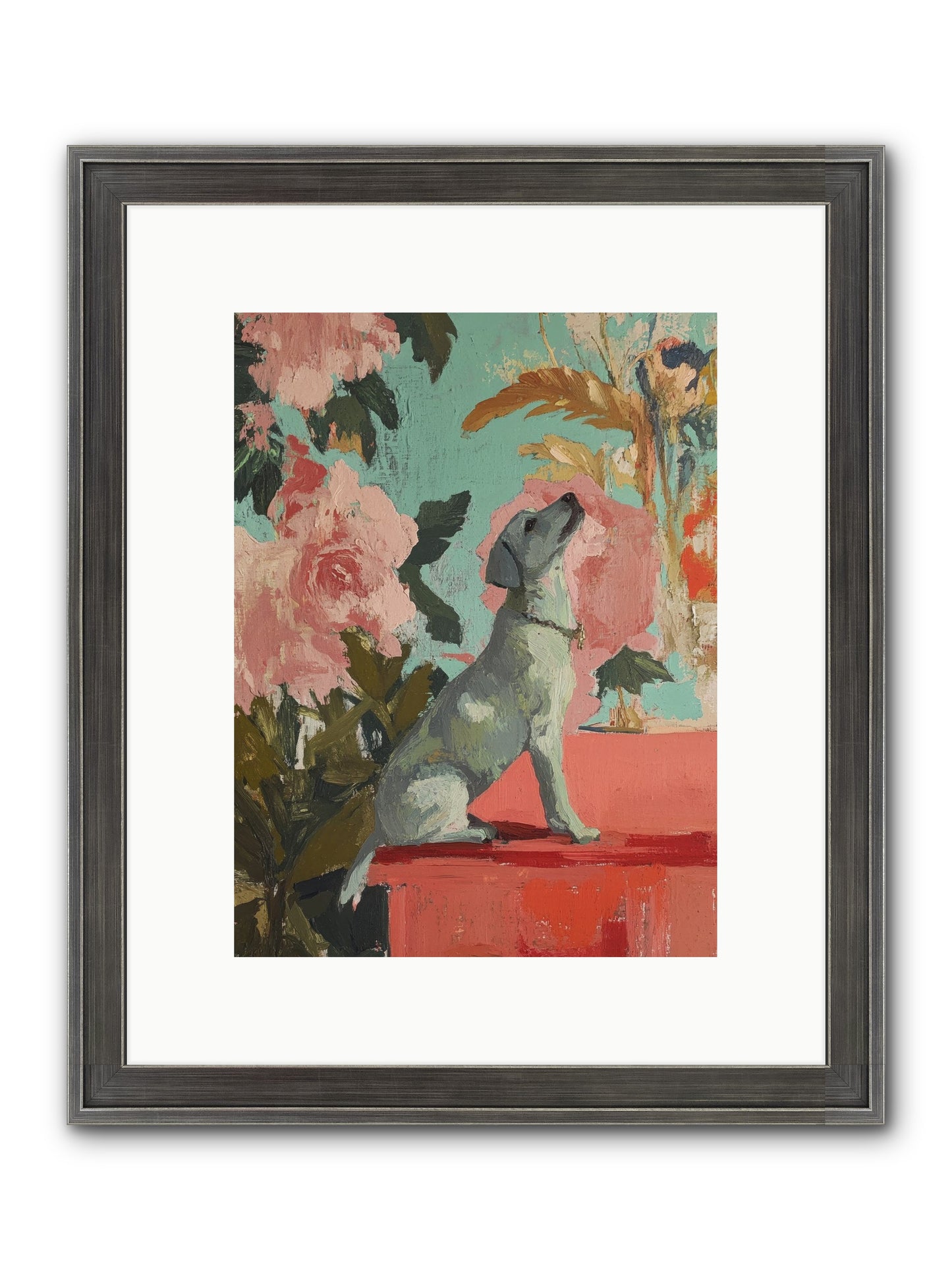 Smile's True Source Framed Print - Slimwoods Black/Silver 9x12