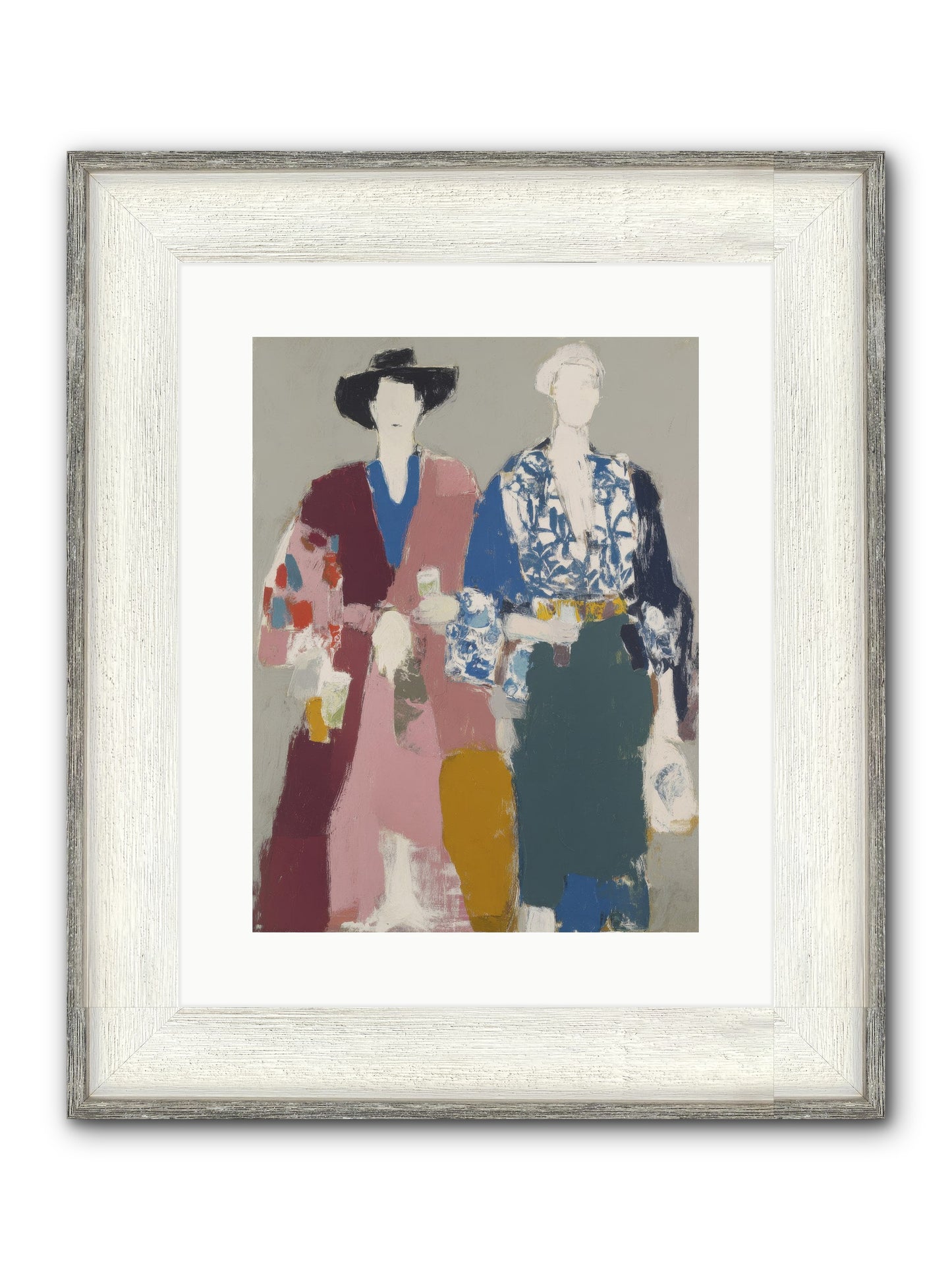 Society Of Afternoon Rituals Framed Print - Driftwood White 12x16