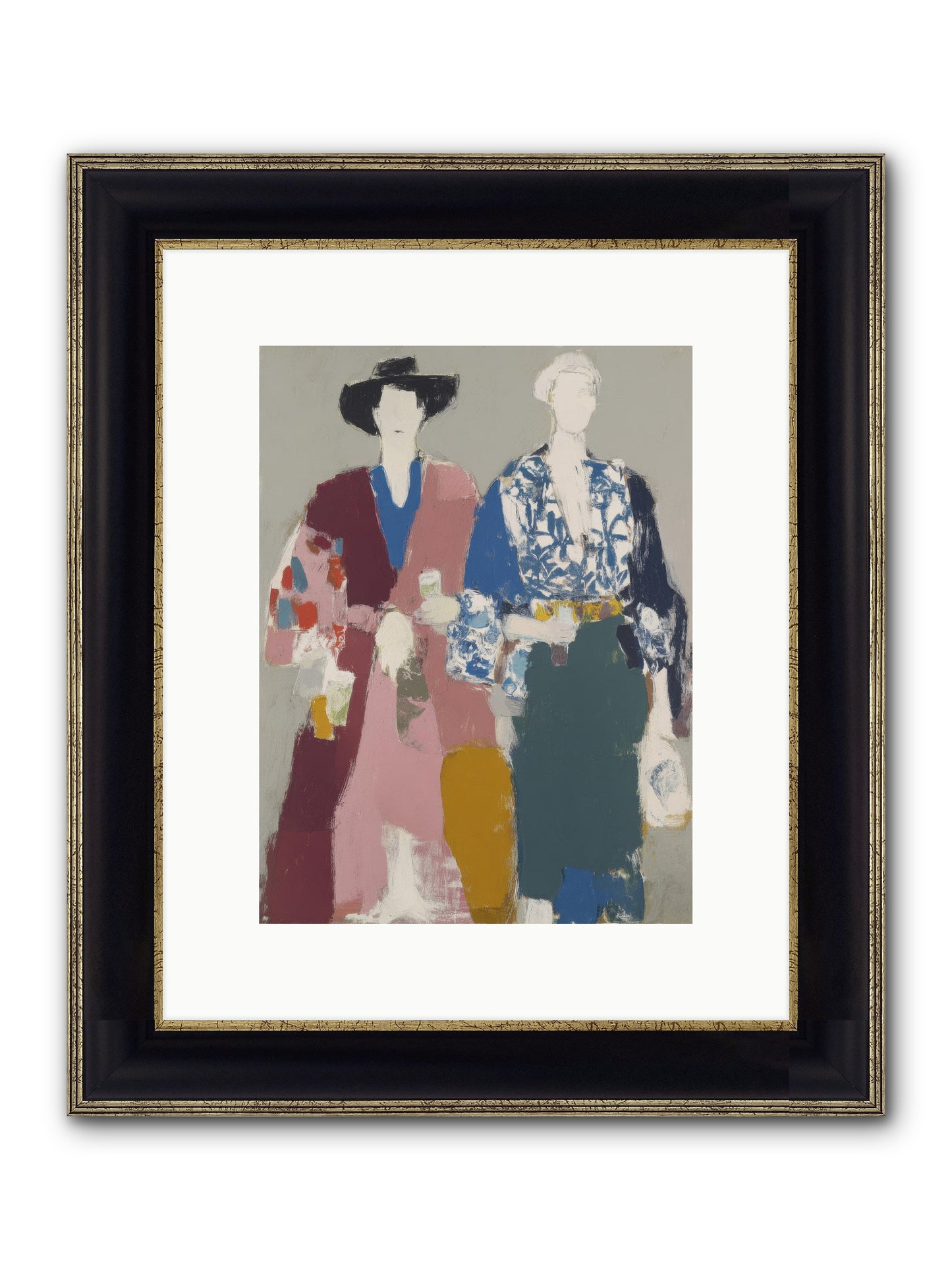 Society Of Afternoon Rituals Framed Print - Black & Gold 9x12