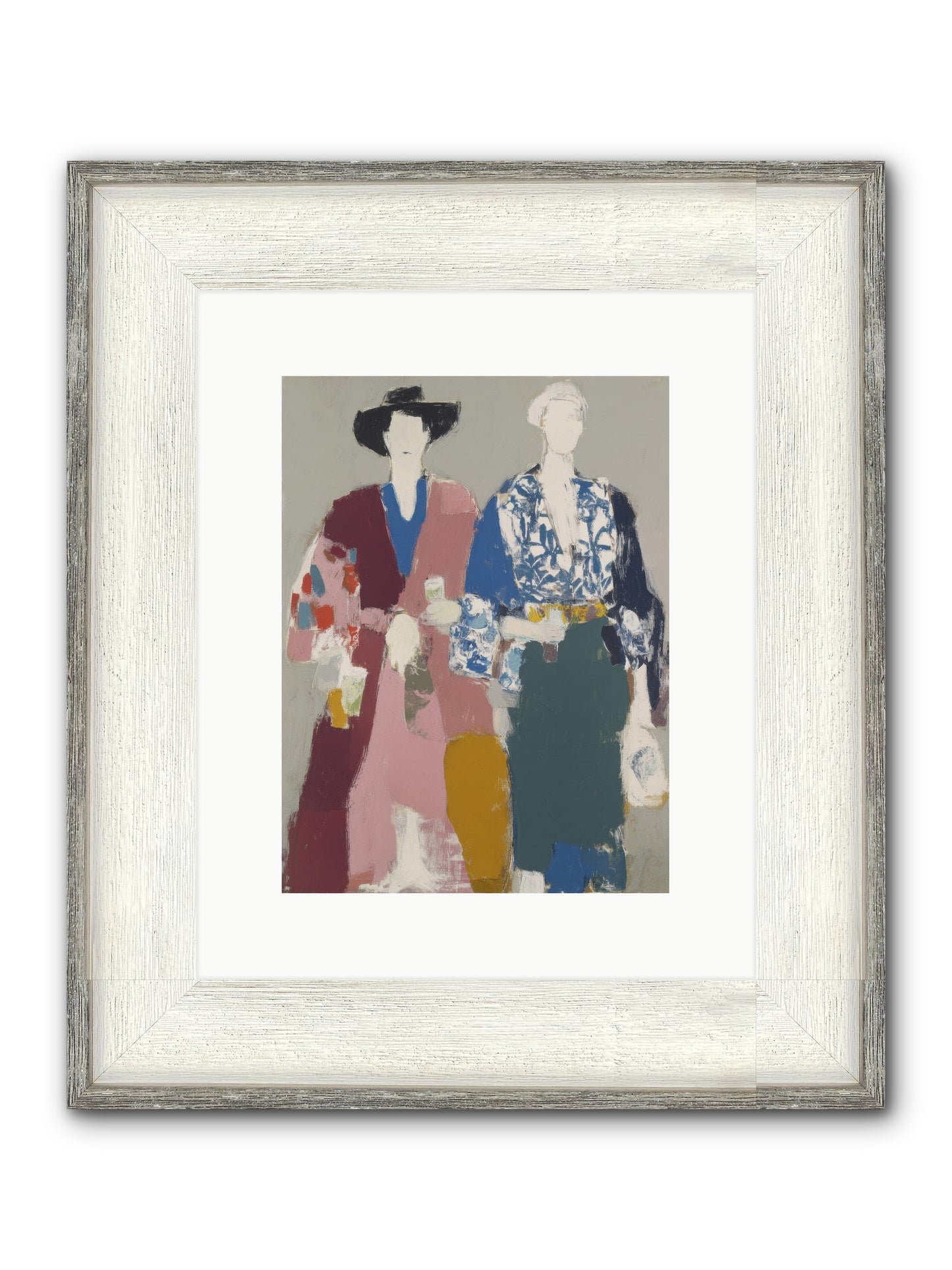Society Of Afternoon Rituals Framed Print - Driftwood White 9x12