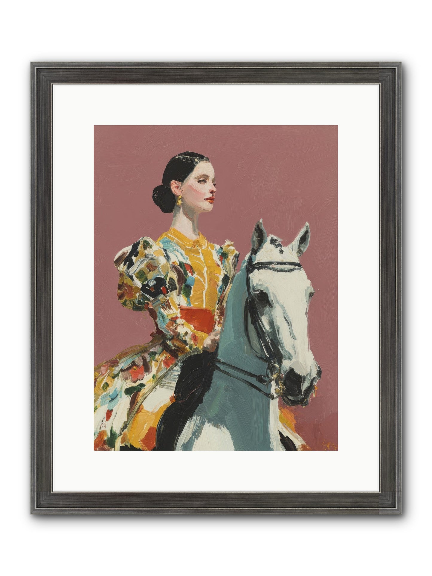 Soft Blur Of Becoming Framed Print - Slimwoods Black/Silver 12x16