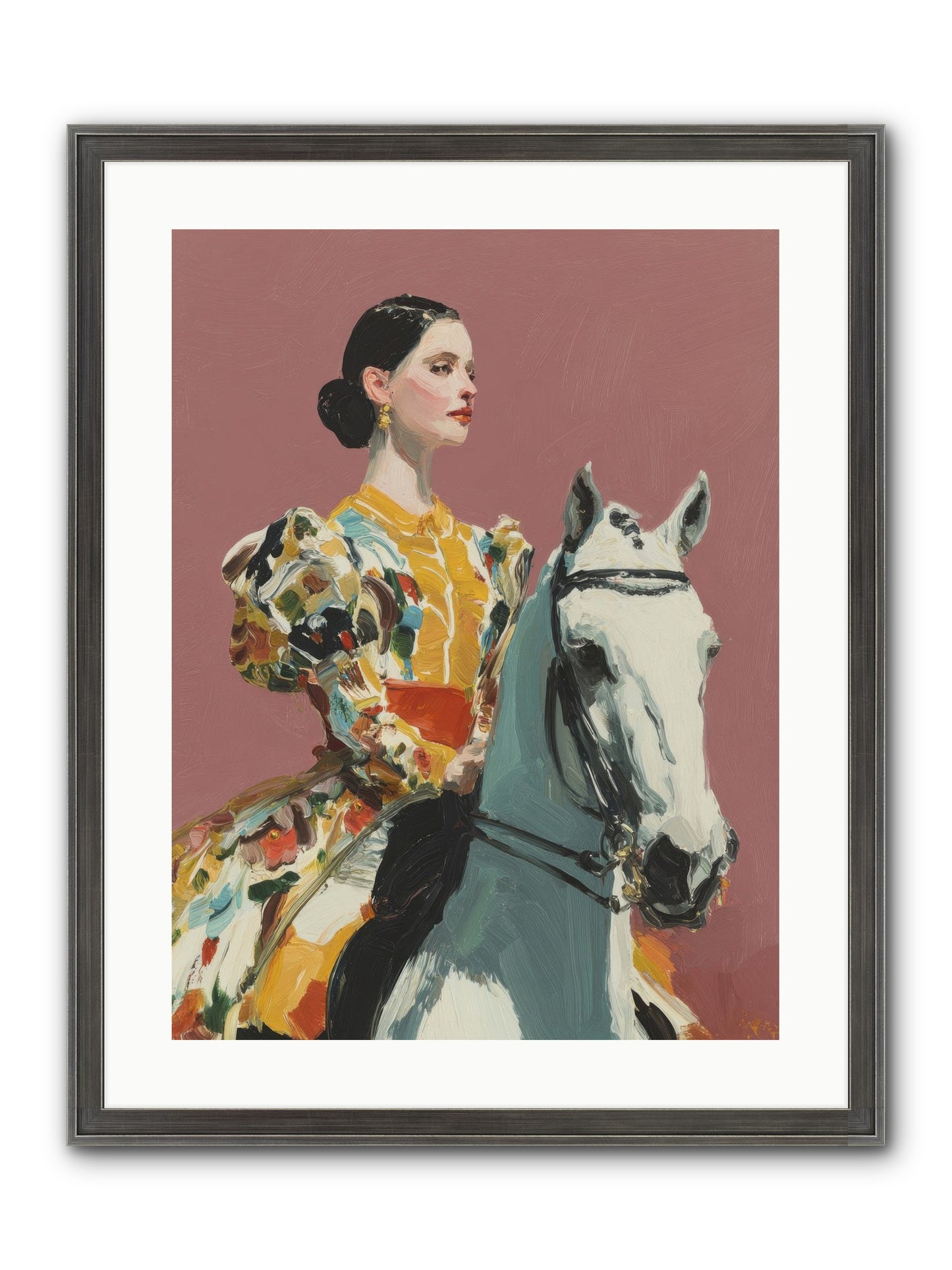 Soft Blur Of Becoming Framed Print - Slimwoods Black/Silver 18x24
