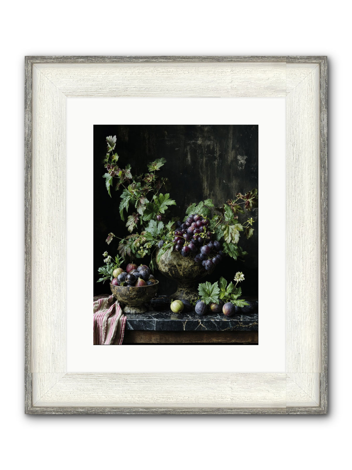 Soil To Soul Framed Print - Driftwood White 12x16