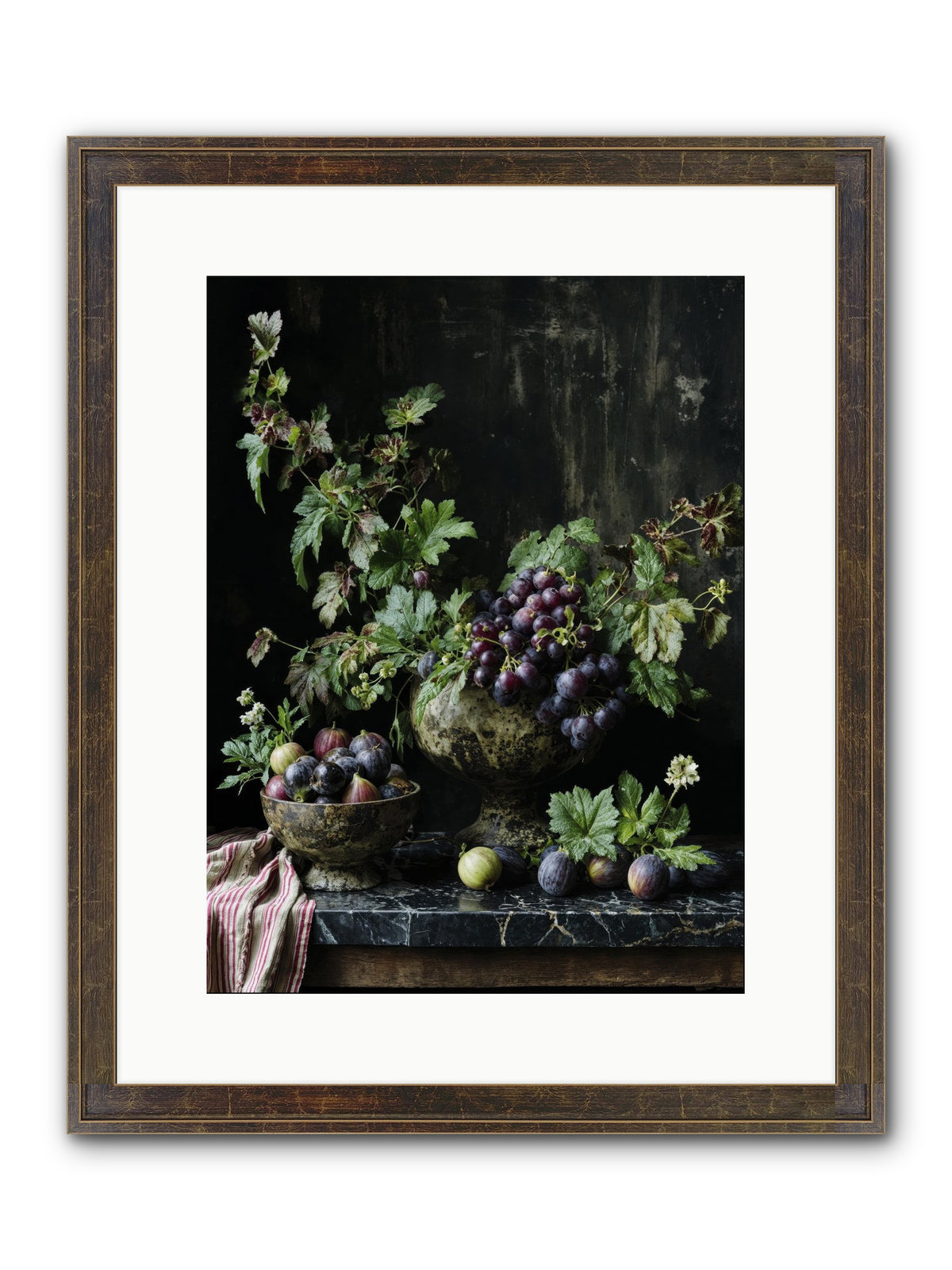 Soil To Soul Framed Print - Slimwoods Black/Gold 12x16